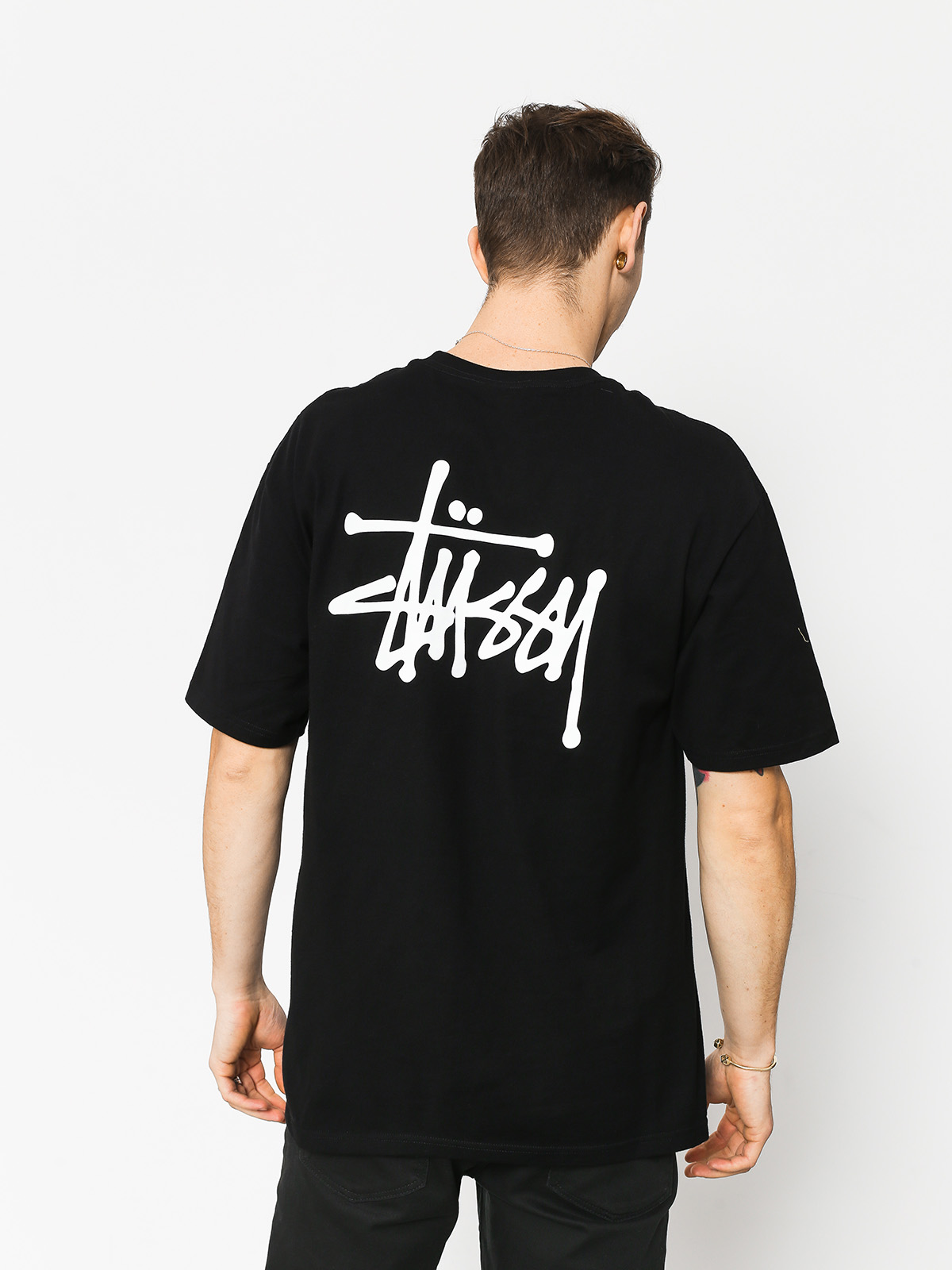 T-shirt Stussy Basic Stussy (black)