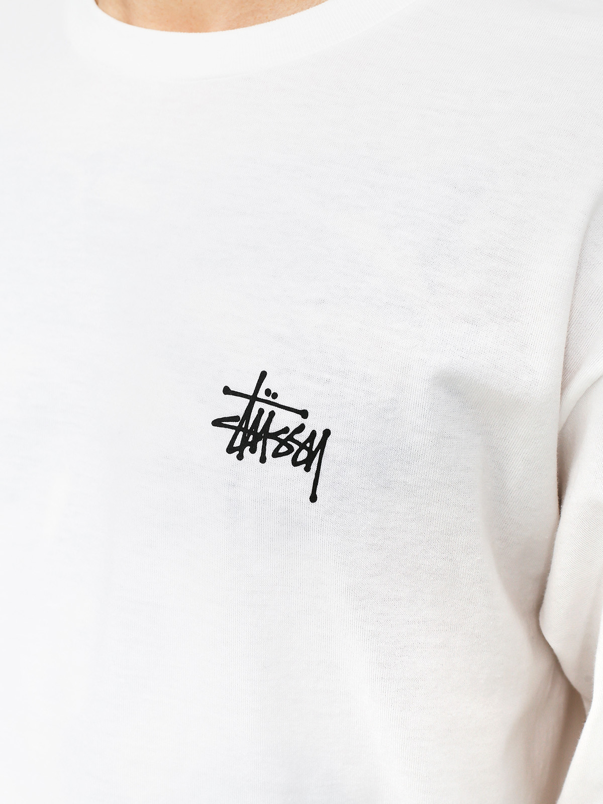 Longsleeve Stussy Basic Stussy (white)