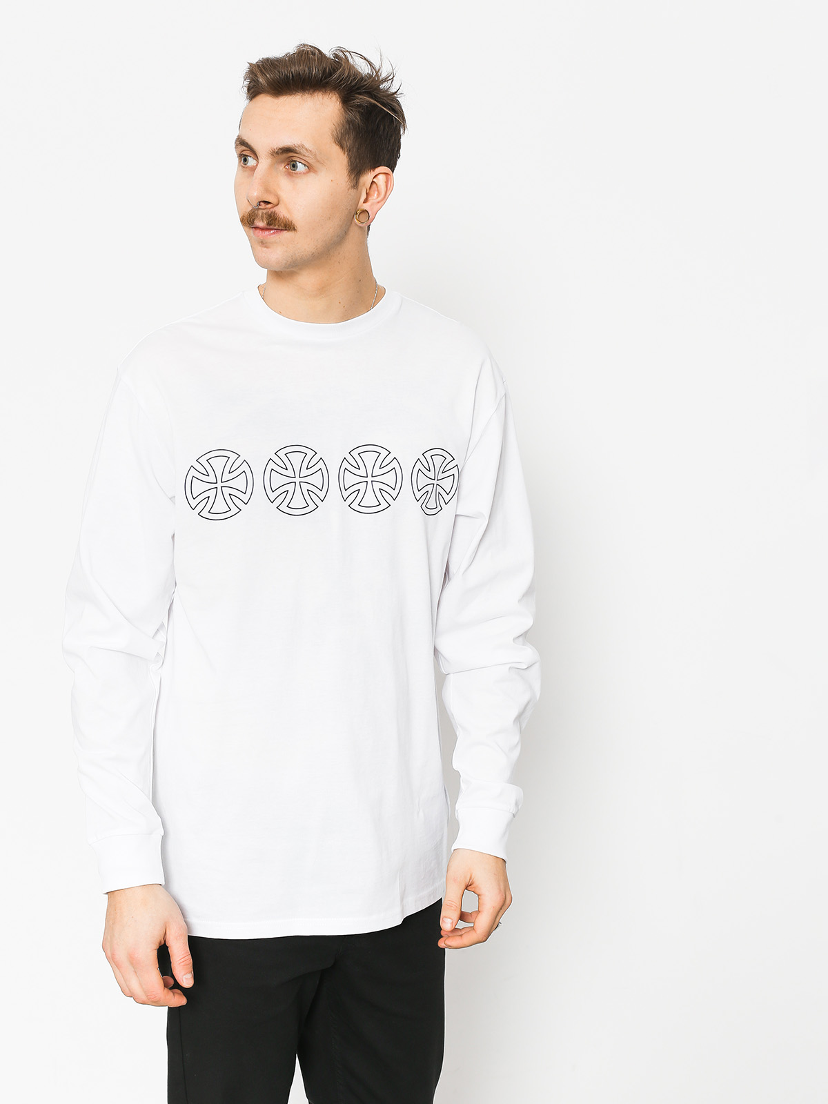 Longsleeve Vans Vans X Independent (white)