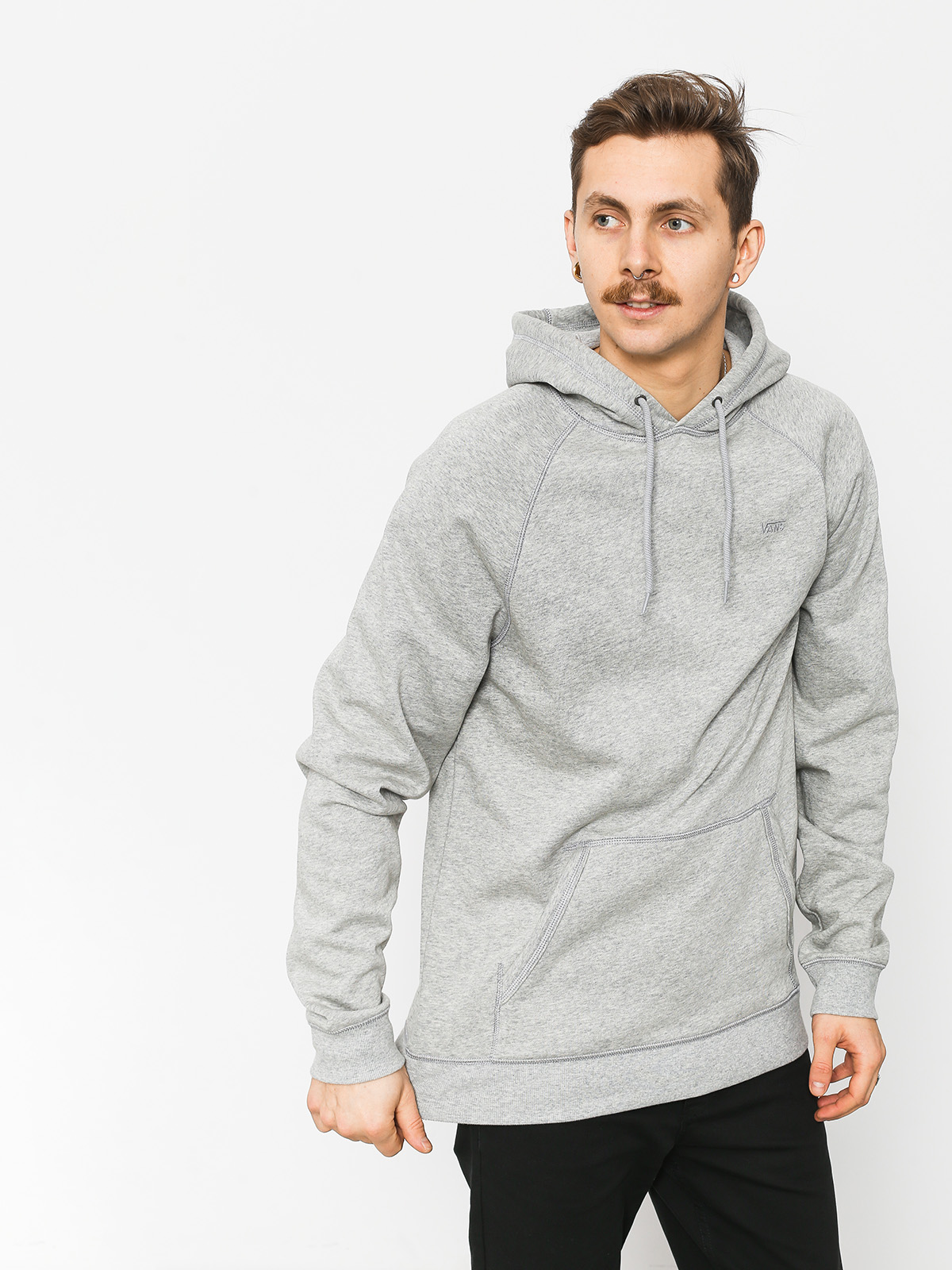 Bluza z kapturem Vans Versa HD (cement heather)