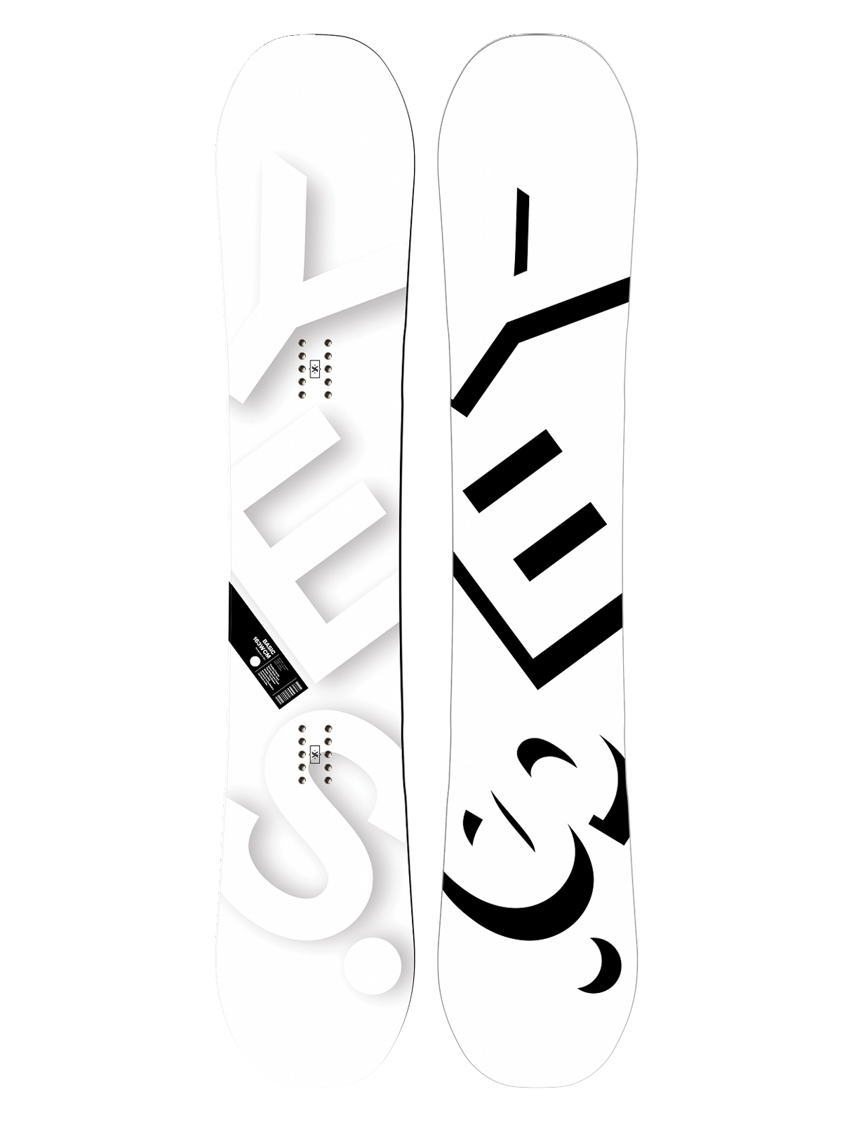 Męska Deska snowboardowa Yes Basic (white/black)