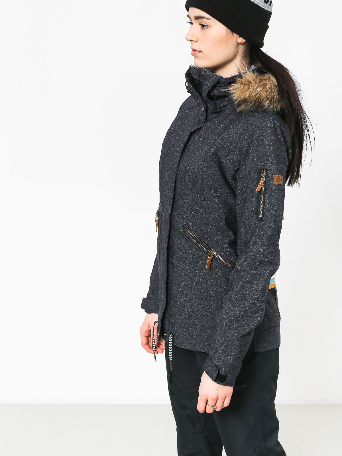 Damska Kurtka snowboardowa Roxy Meade (true black)