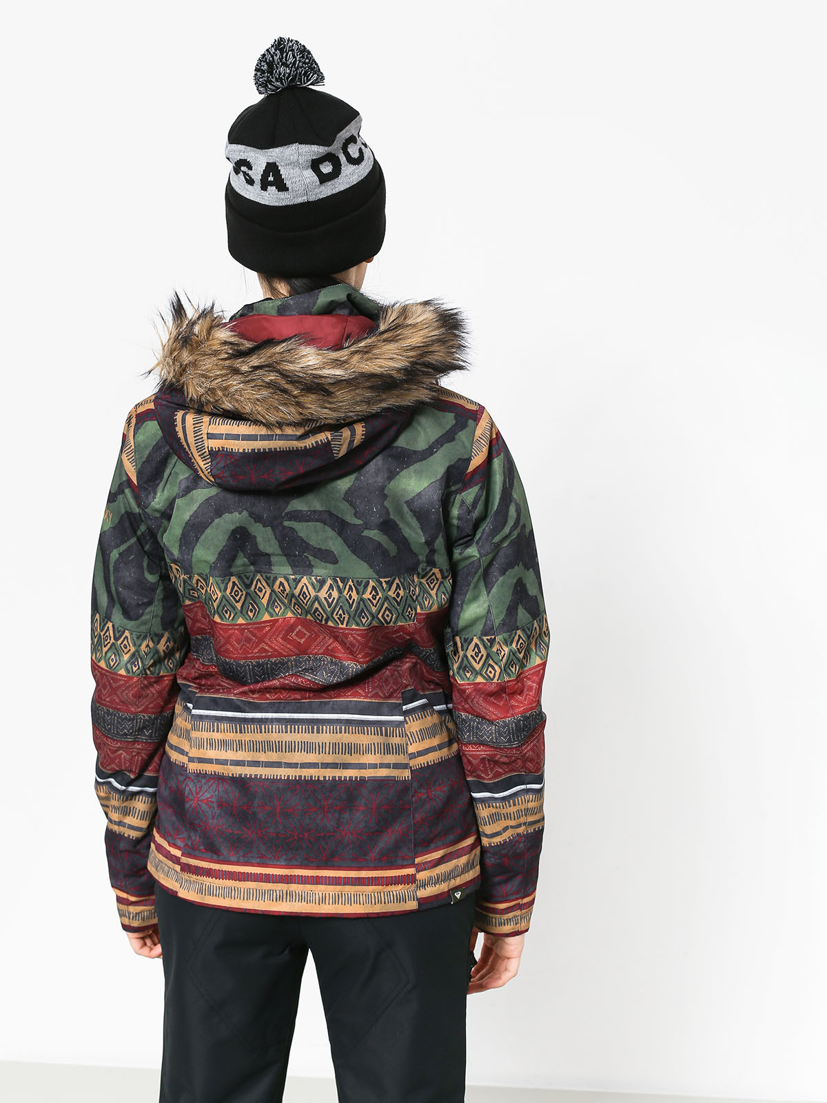 Damska Kurtka snowboardowa Roxy Jet Ski Se (wild ethnic)