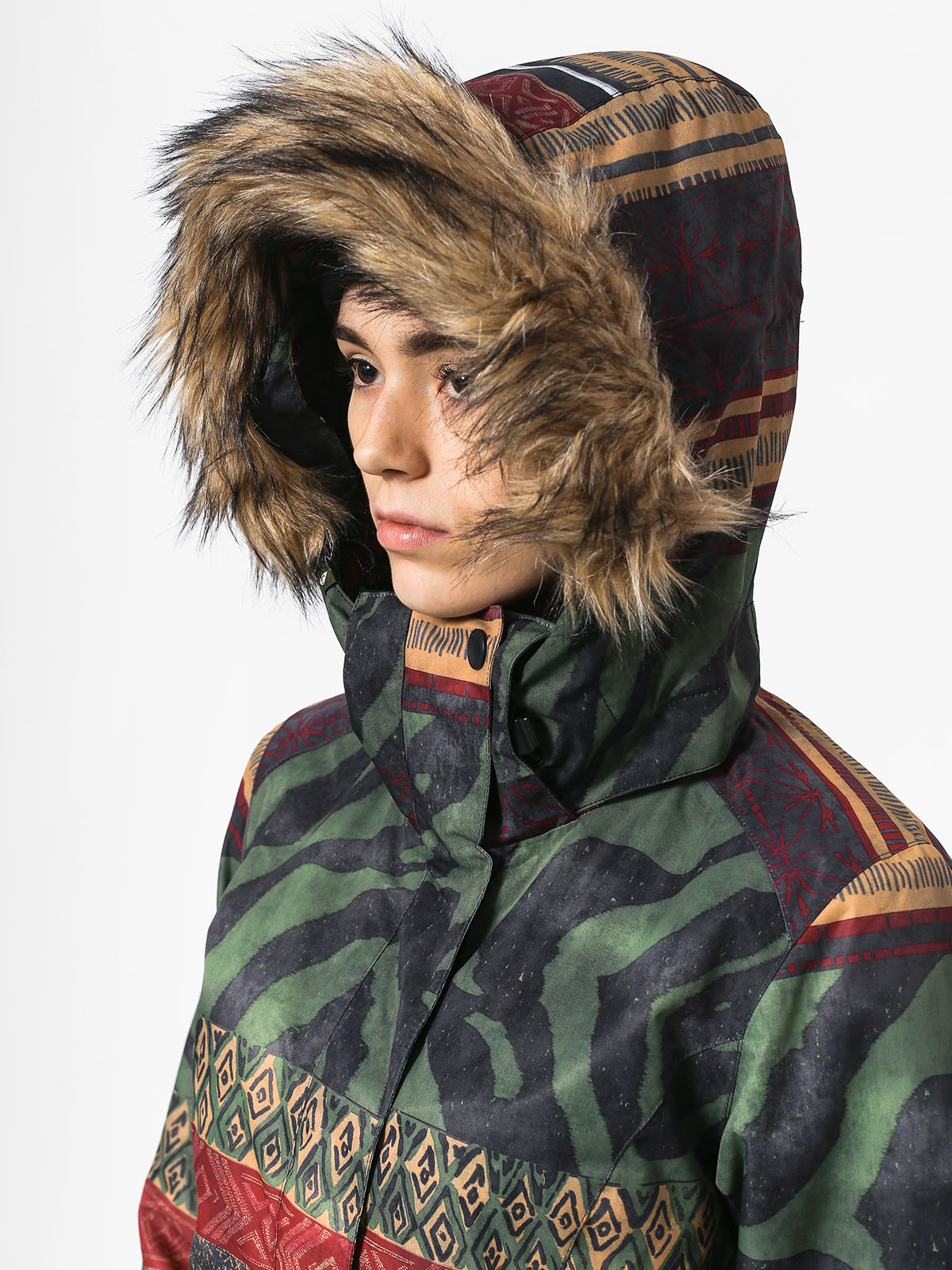 Damska Kurtka snowboardowa Roxy Jet Ski Se (wild ethnic)