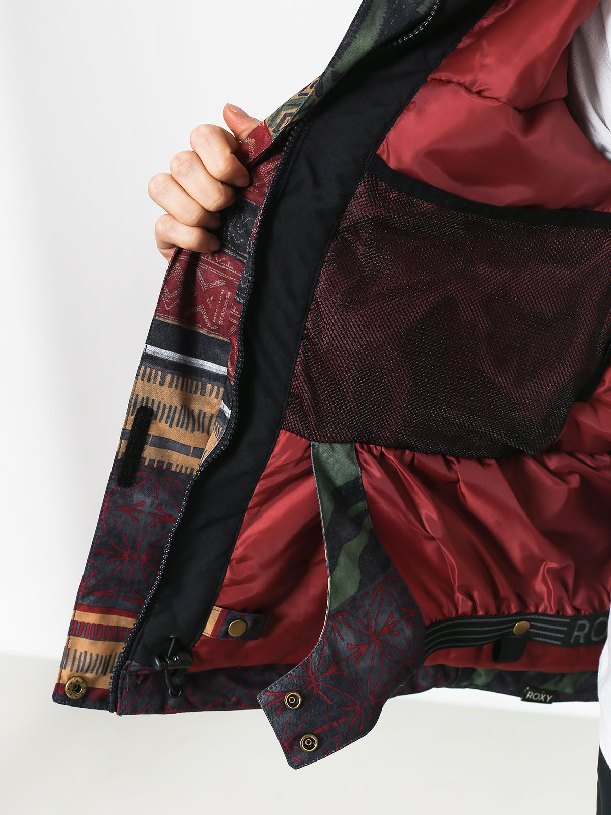 Damska Kurtka snowboardowa Roxy Jet Ski Se (wild ethnic)