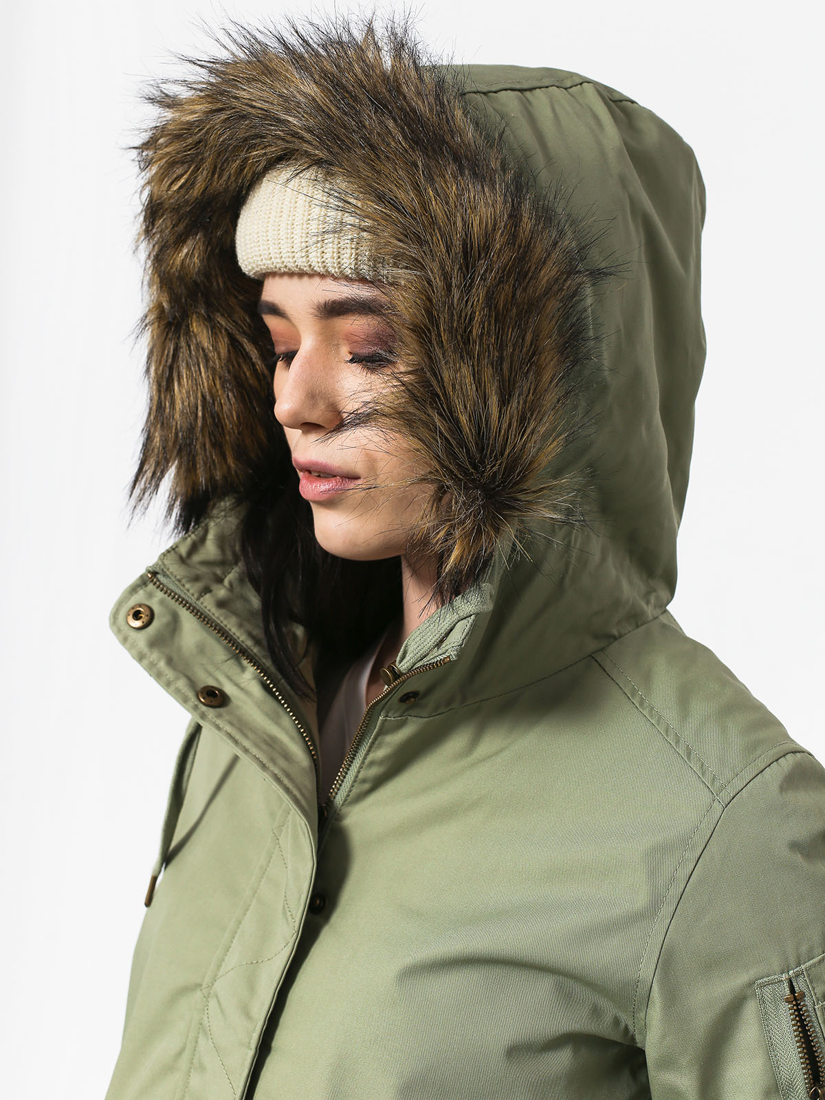 Kurtka Element Curious Wmn (light moss)