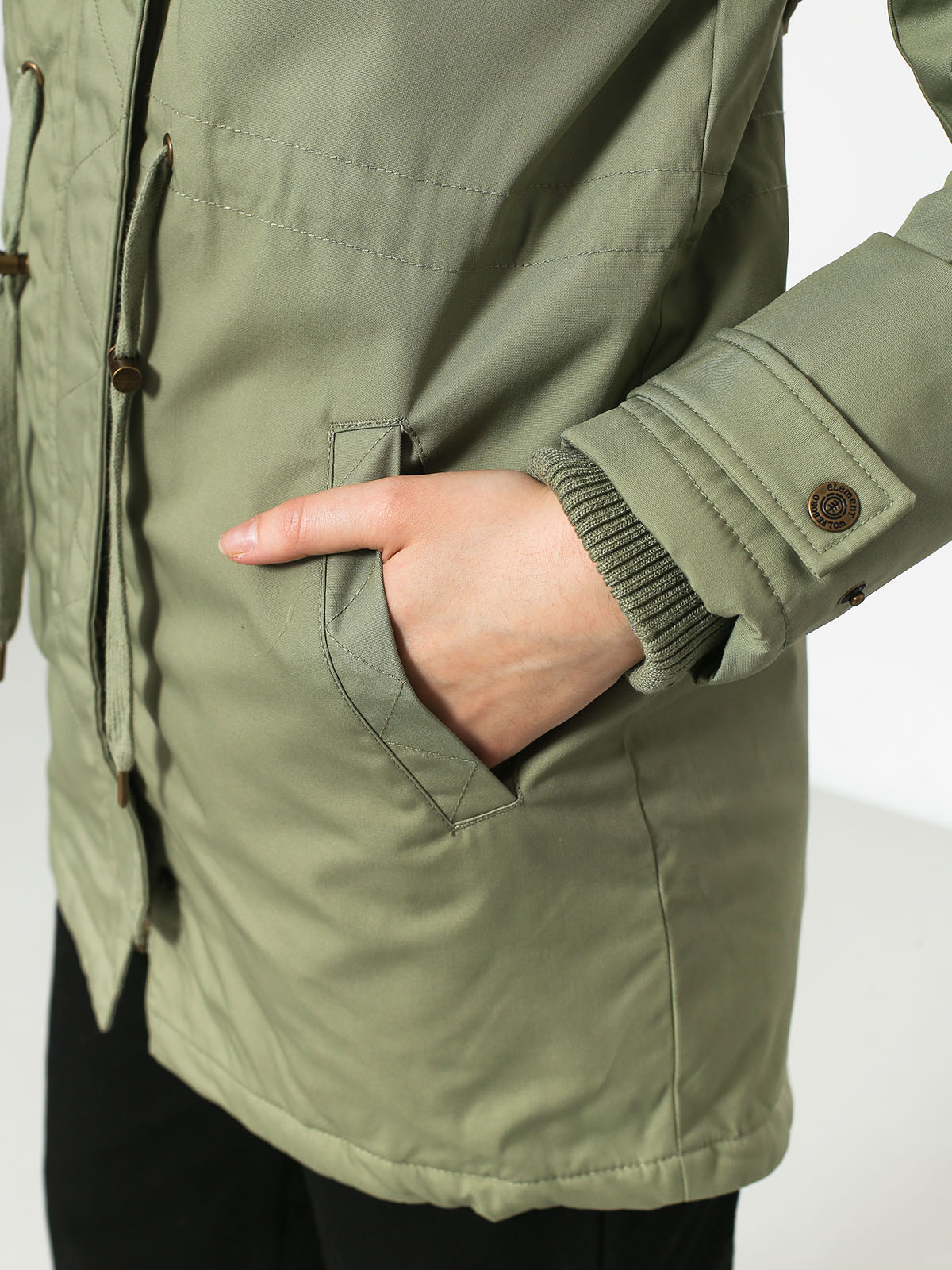 Kurtka Element Curious Wmn (light moss)