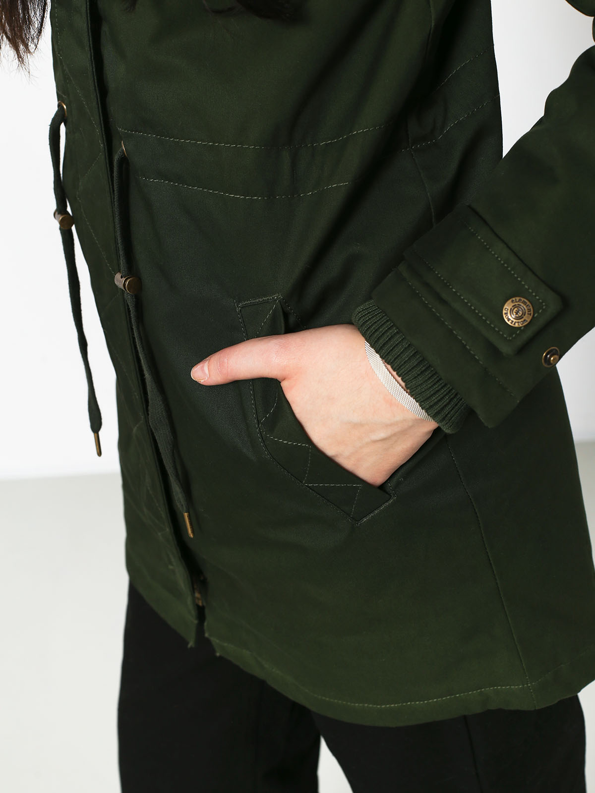 element curious twill jacket