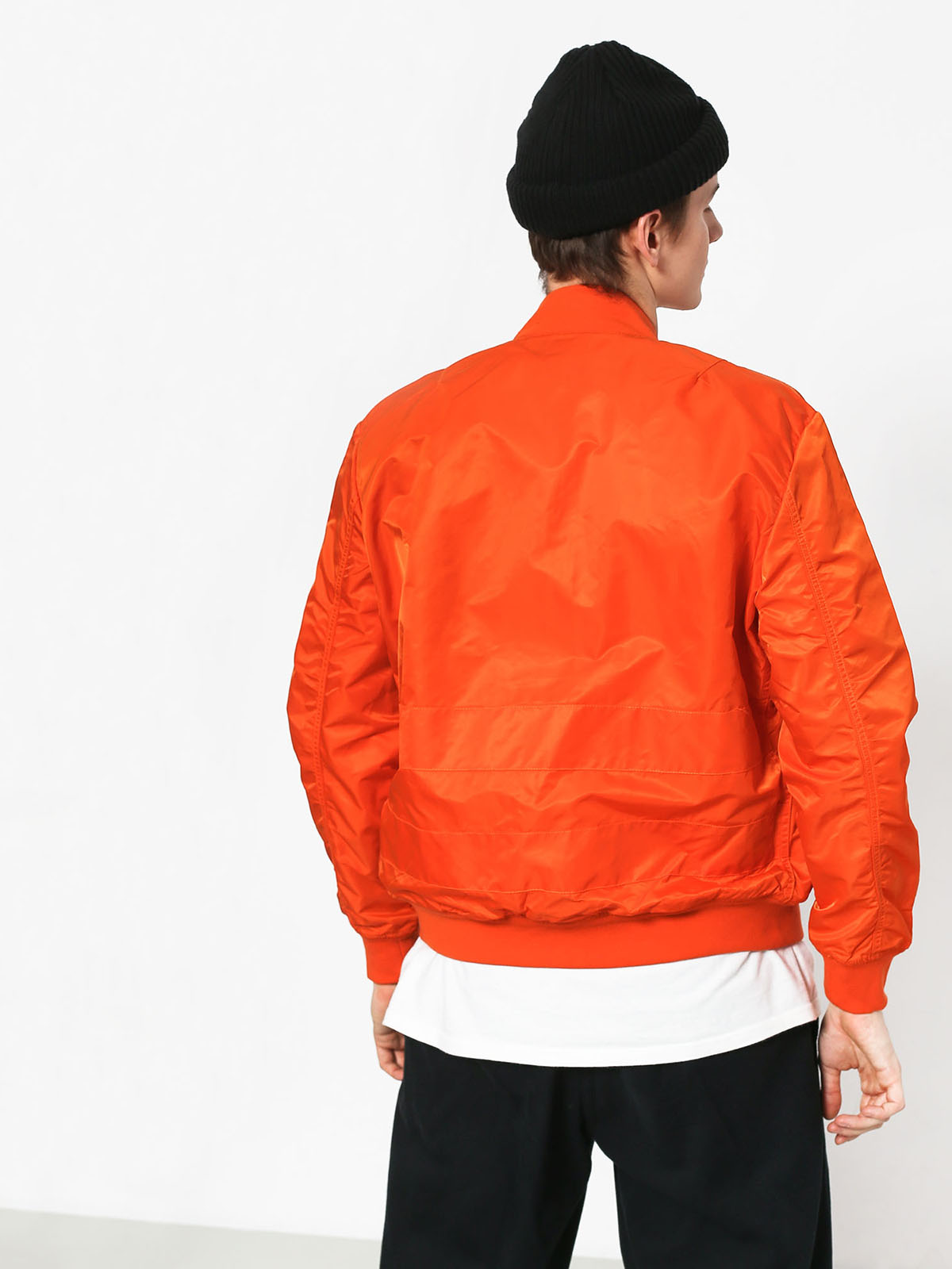 Kurtka Diamond Supply Co. Panelled Bomber (orange)