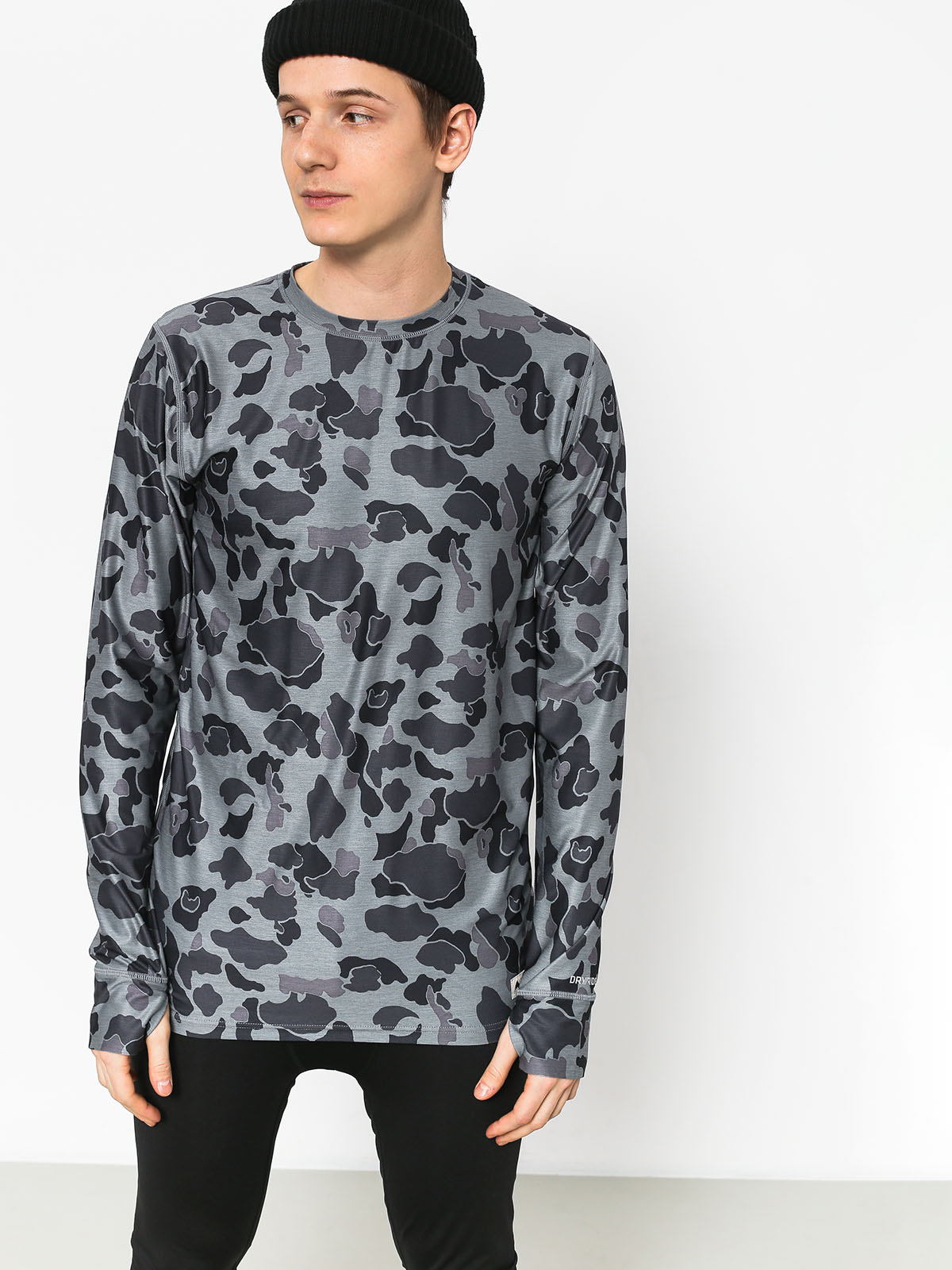 Męski Longsleeve Burton Ltwt Crew (grayscale duck)