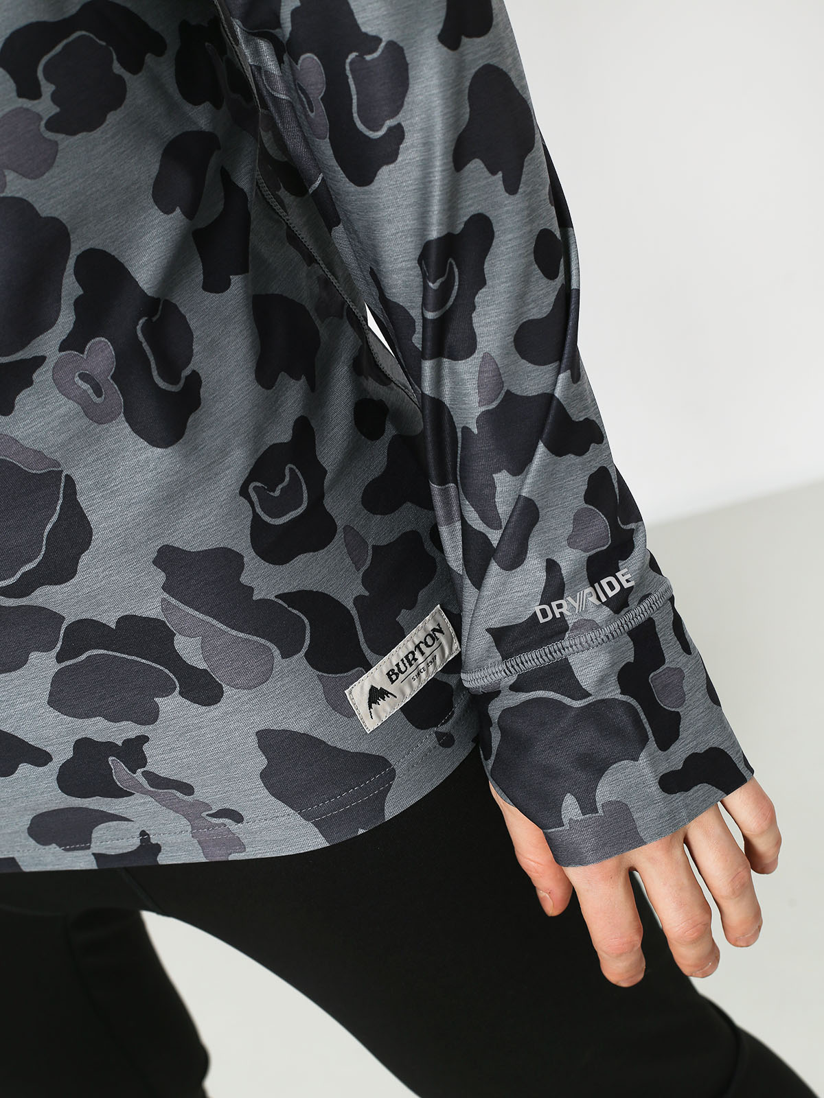 Męski Longsleeve Burton Ltwt Crew (grayscale duck)