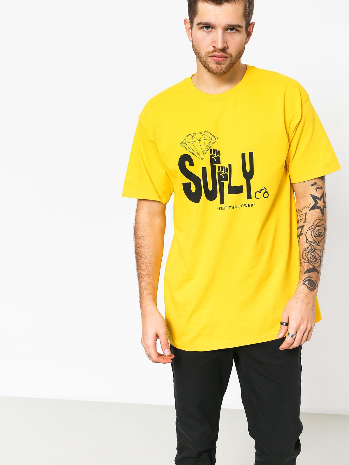 T-shirt Diamond Supply Co. Oppose (yellow)