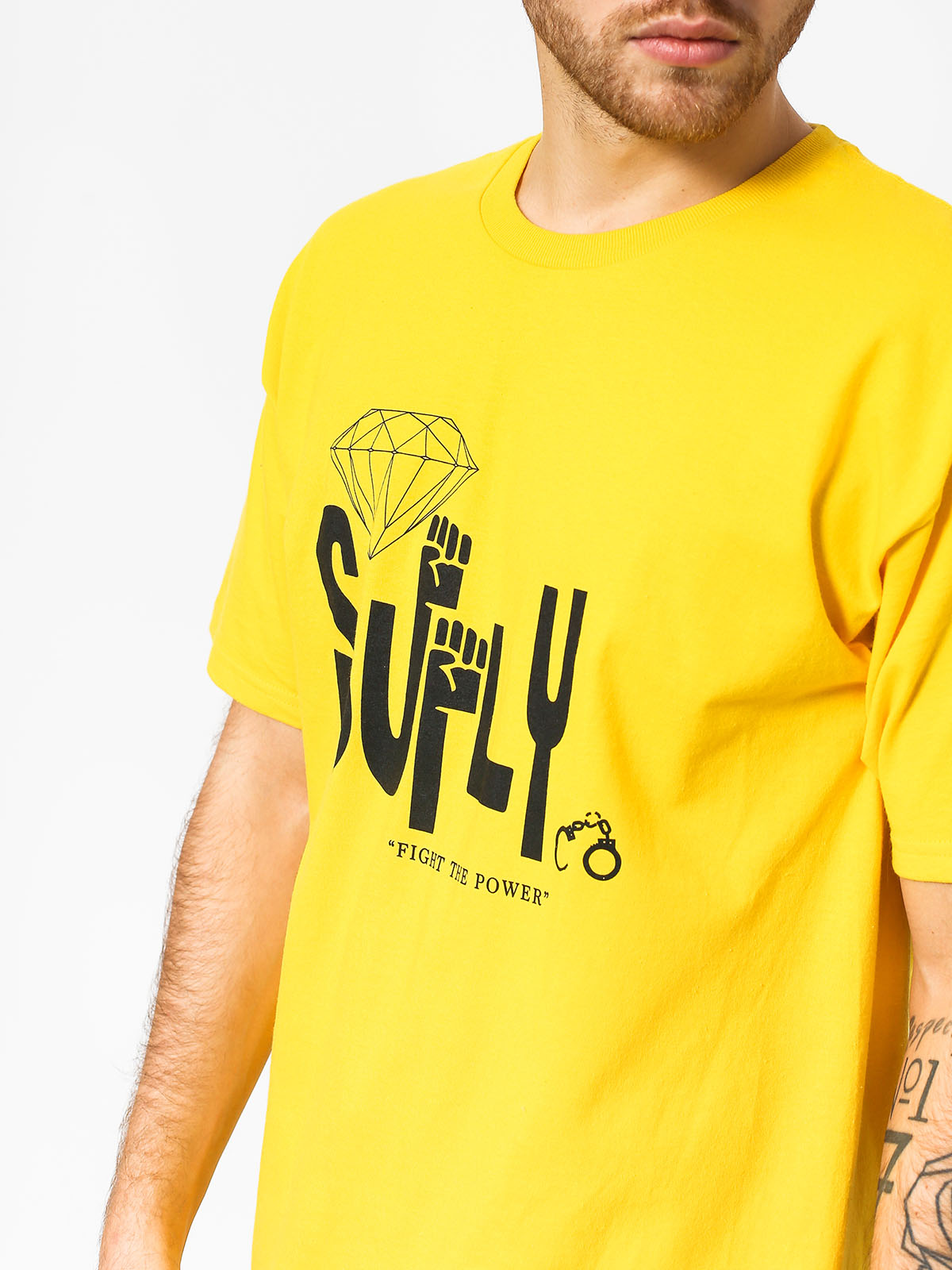 T-shirt Diamond Supply Co. Oppose (yellow)