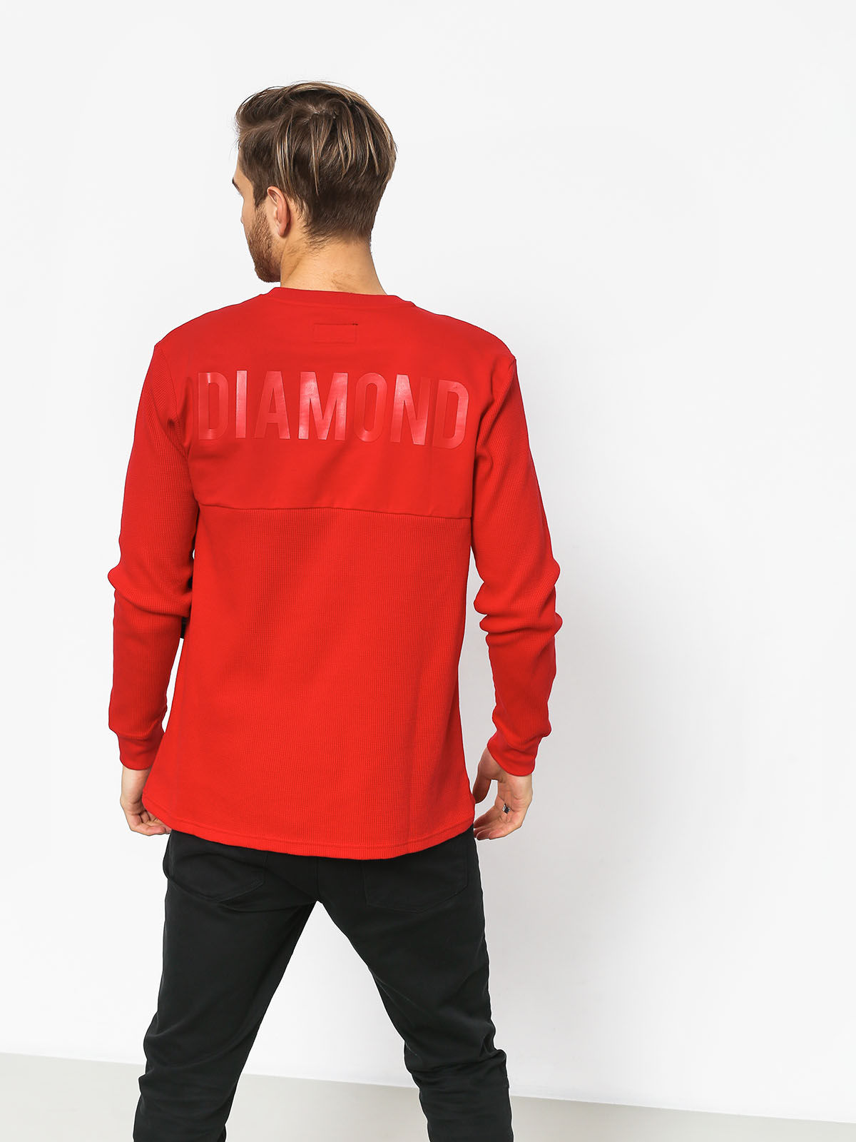 Longsleeve Diamond Supply Co. Thermal (red)