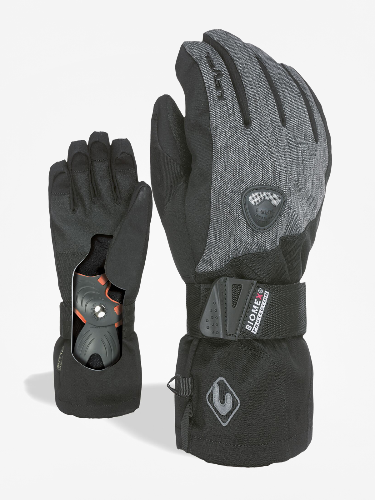 Rękawice Level Fly Jr (jeans)