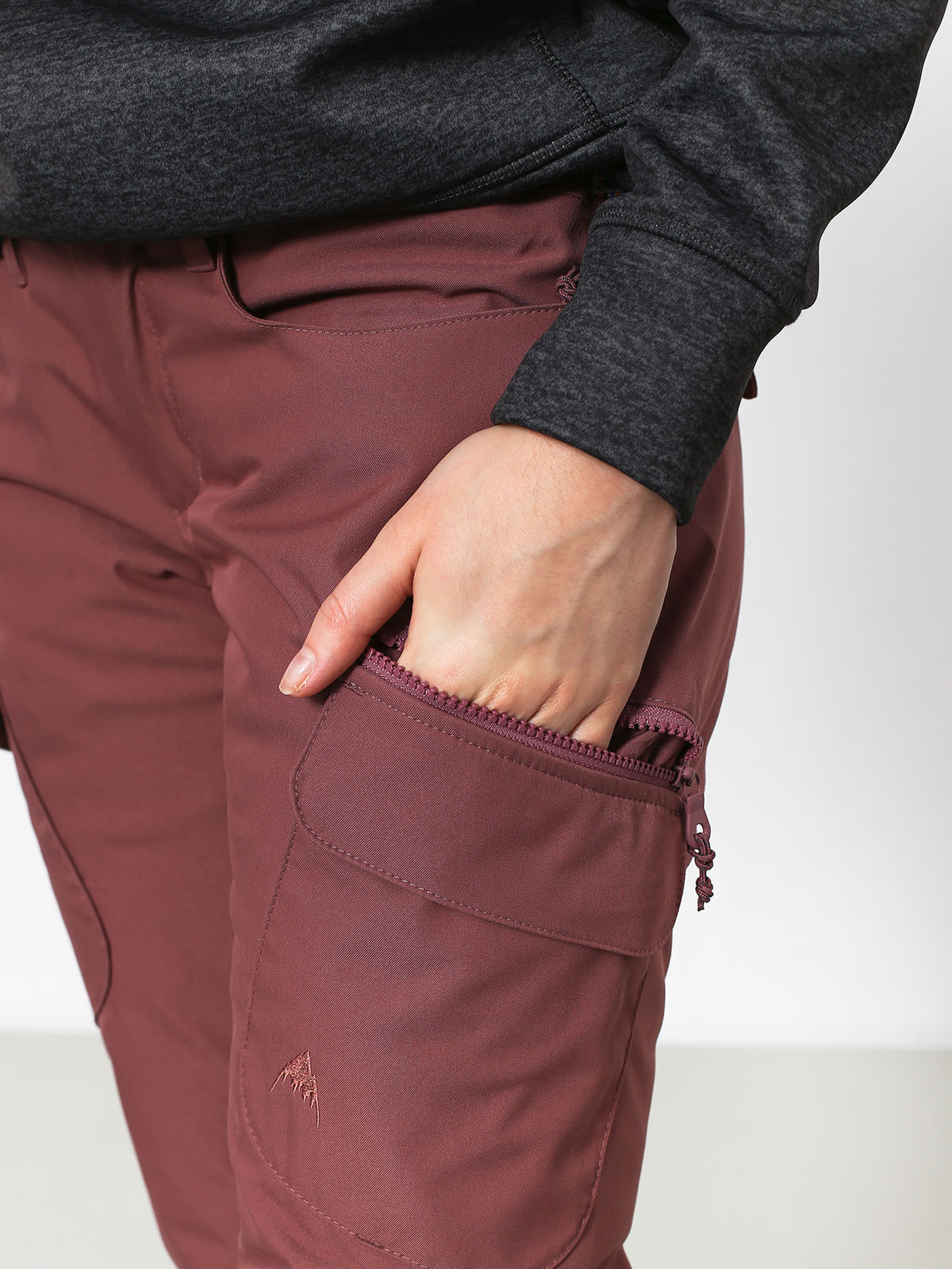 Damskie Spodnie snowboardowe Burton Gloria Ins (rose brown)