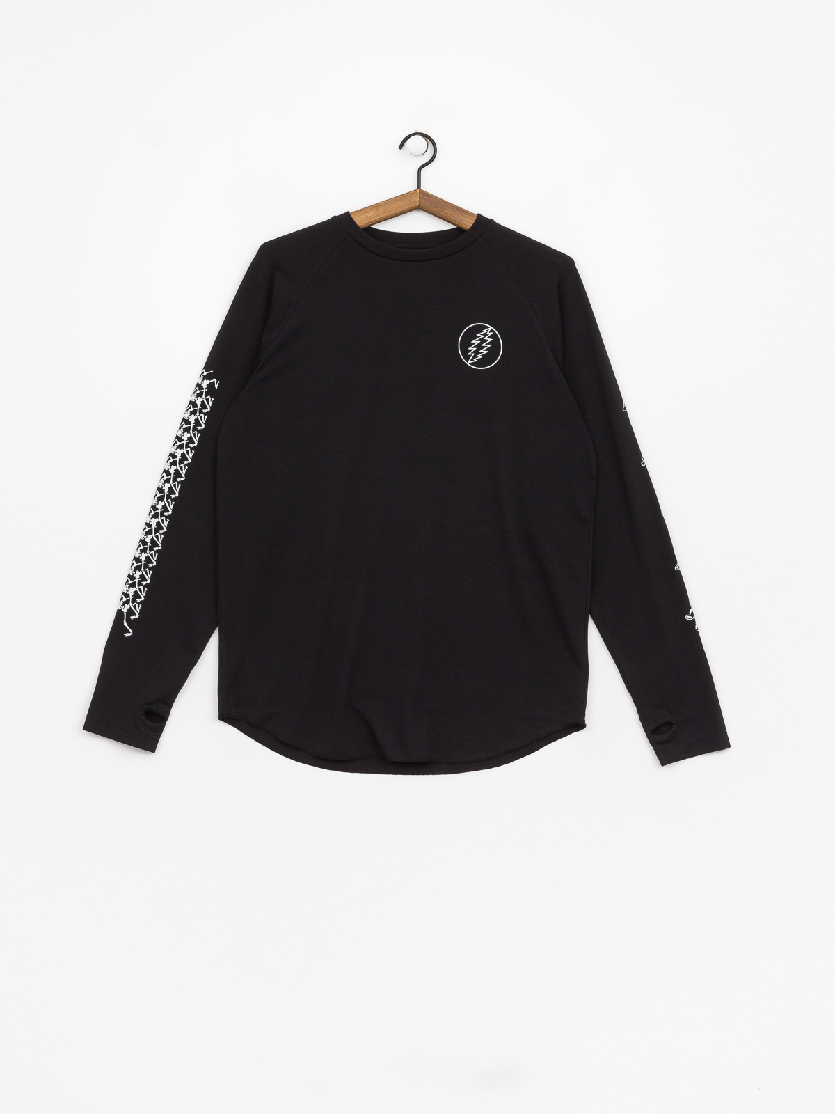 大好き Burton Longsleeve Roadie grateful) (forever czarny - T Tech Clothing