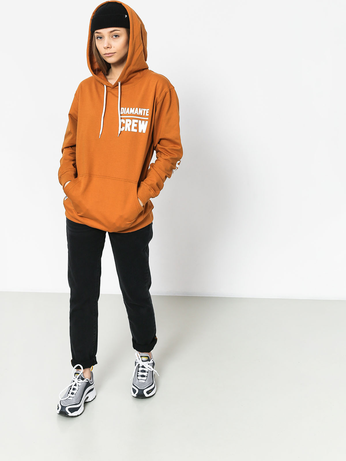 Bluza z kapturem Diamante Wear Diamante Crew (honey)