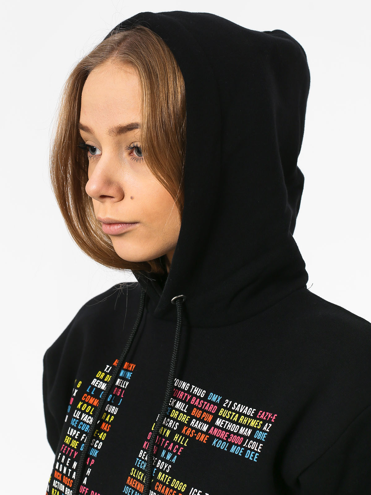 Bluza z kapturem Diamante Wear Hip Hop 45 (black)