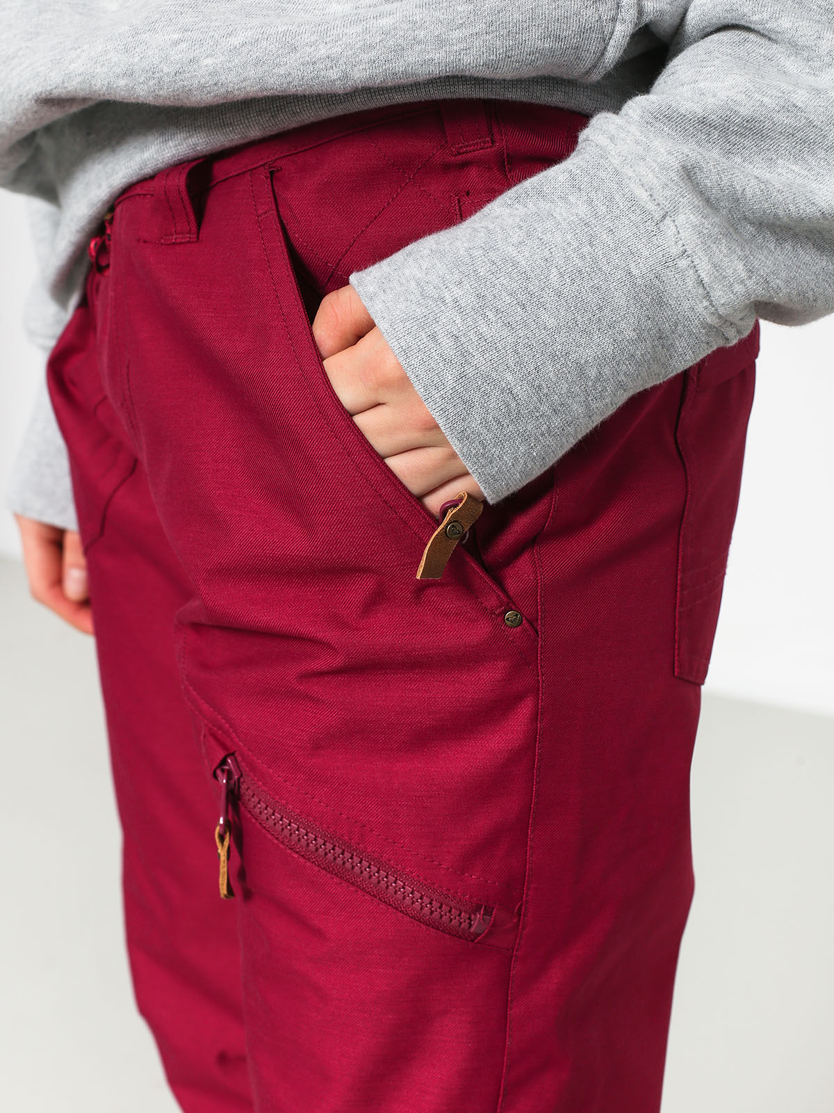 Damskie Spodnie snowboardowe Roxy Nadia (beet red)