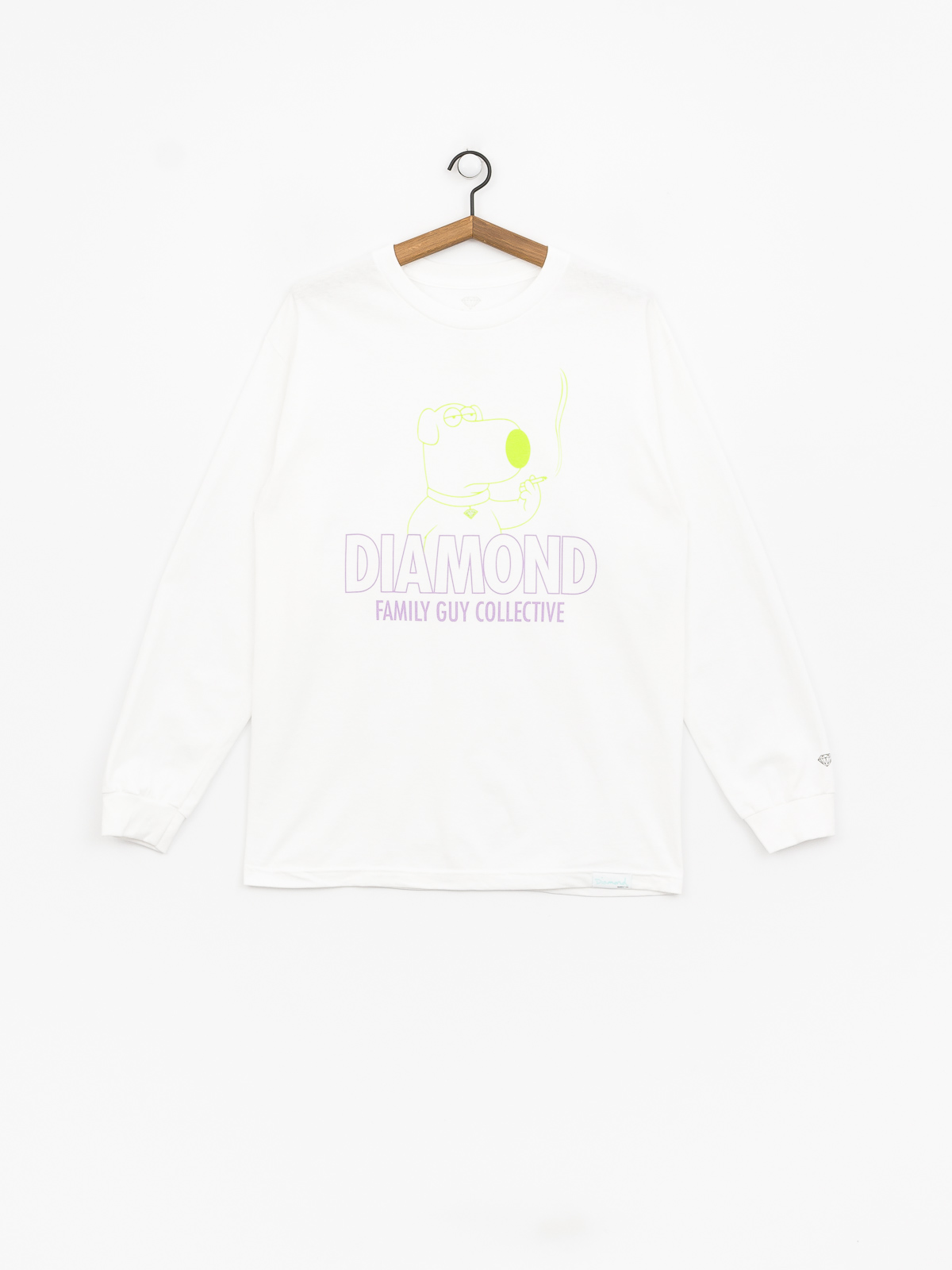 Longsleeve Diamond Supply Co. Dmnd Family Guy Collective (white)
