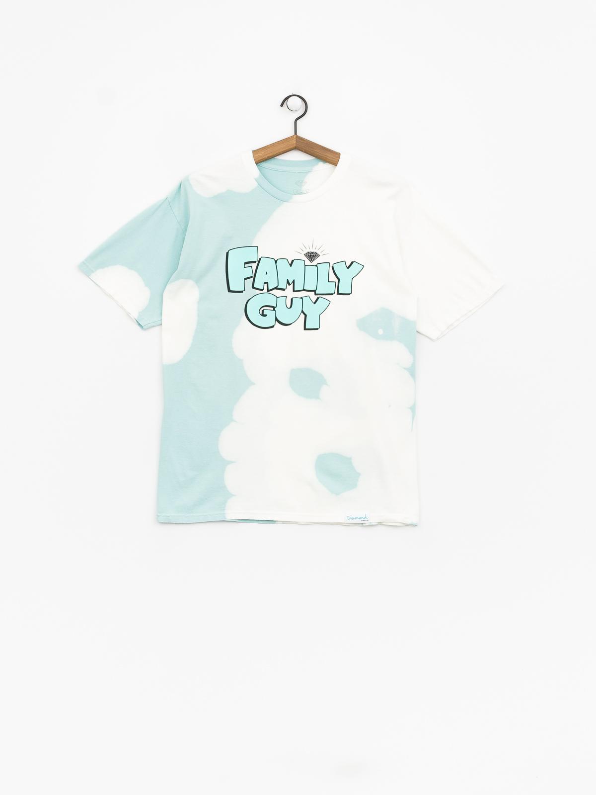 T-shirt Diamond Supply Co. Family Guy Crystal Wash (diamond blue)