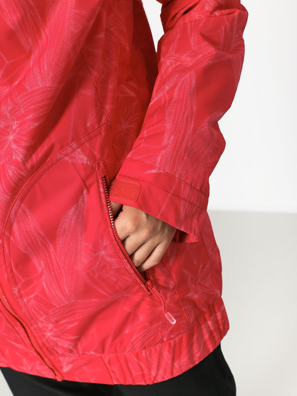 Damska Kurtka snowboardowa Roxy Valley Hoodie (washed floral)