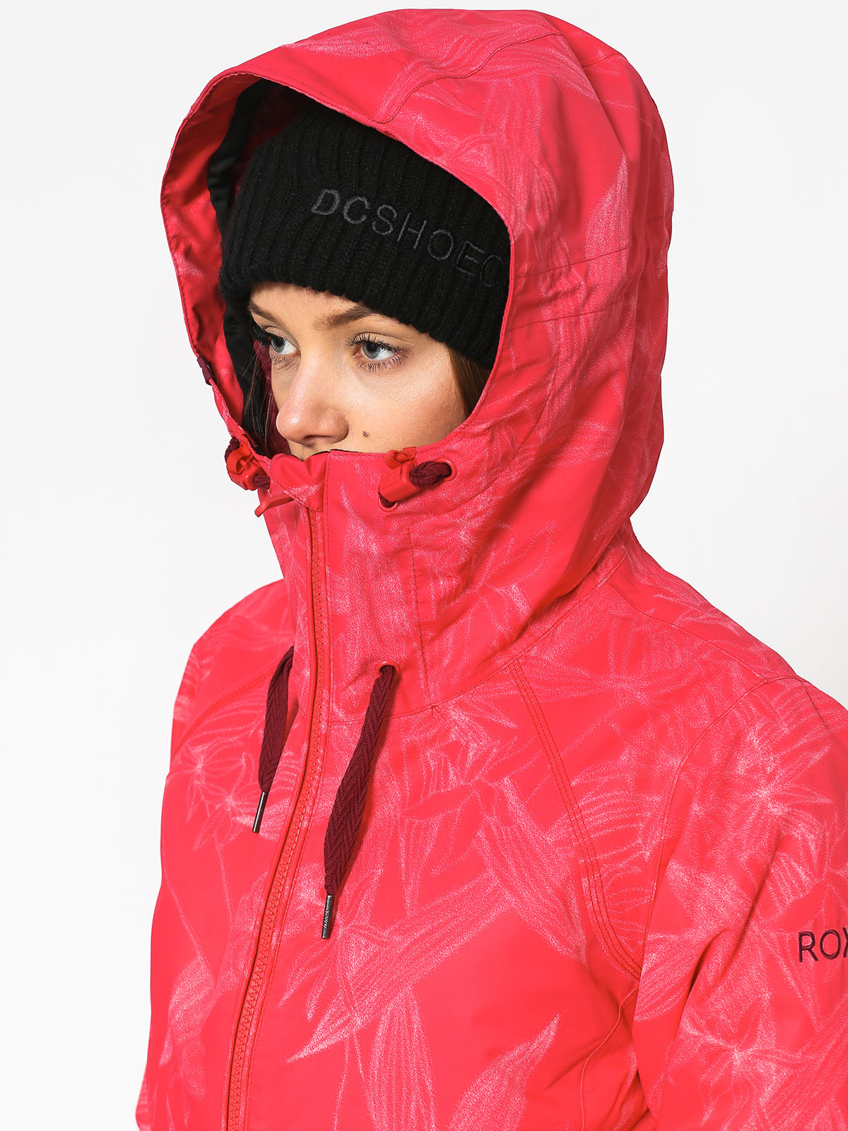 Damska Kurtka snowboardowa Roxy Valley Hoodie (washed floral)