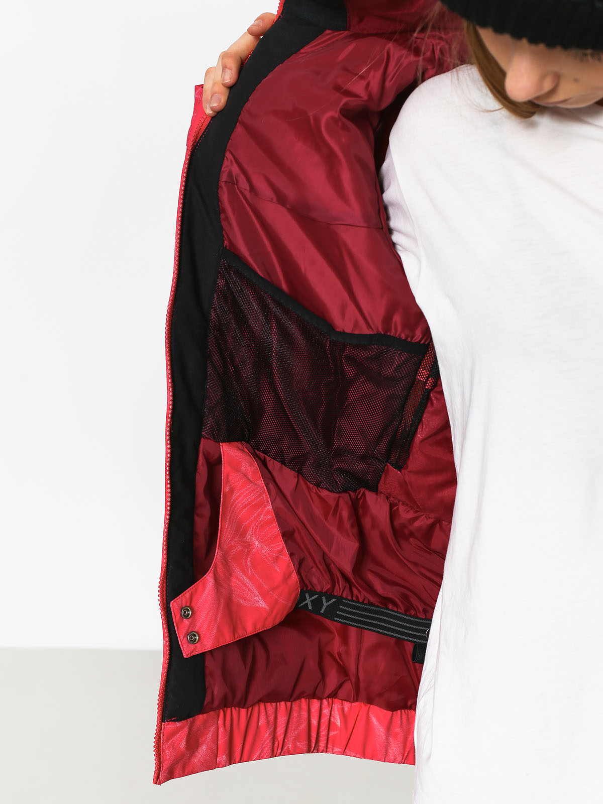 Damska Kurtka snowboardowa Roxy Valley Hoodie (washed floral)