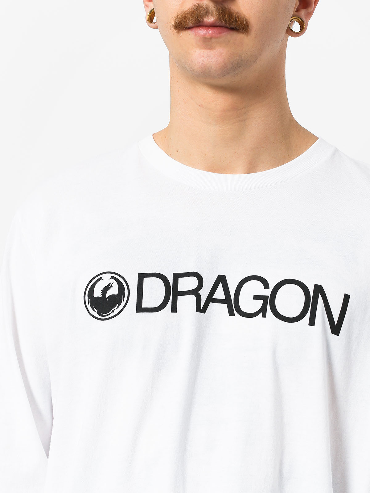 Longsleeve Dragon Trademark Staple Line (white)