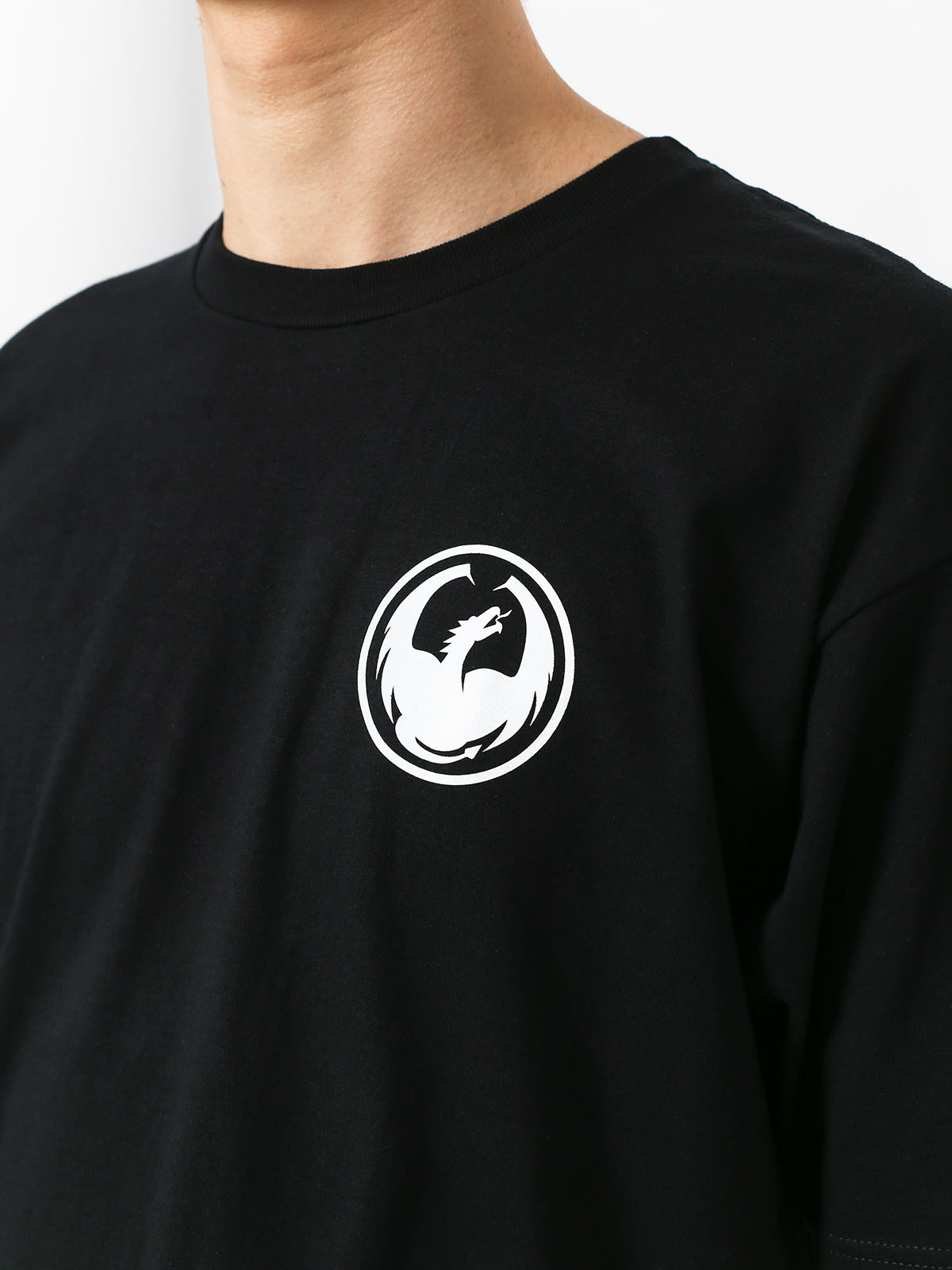 T-shirt Dragon Icon Staple Line (black)