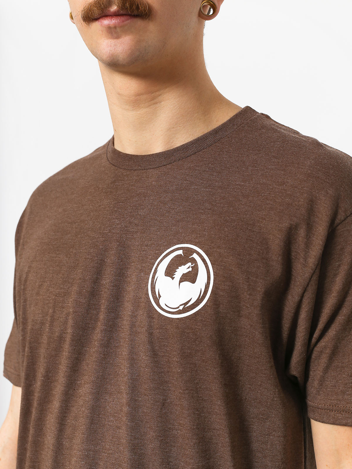 T-shirt Dragon Icon (brown heather)