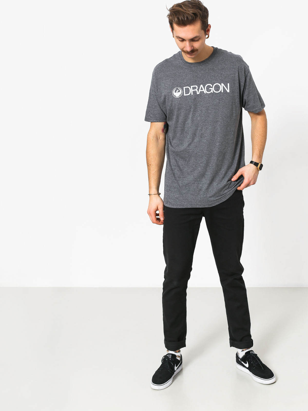 T-shirt Dragon Trademark (charcoal heather)