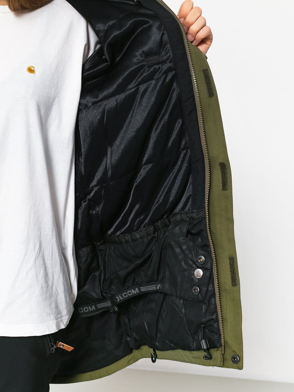 Damska Kurtka snowboardowa Volcom Shadow Ins (mil)