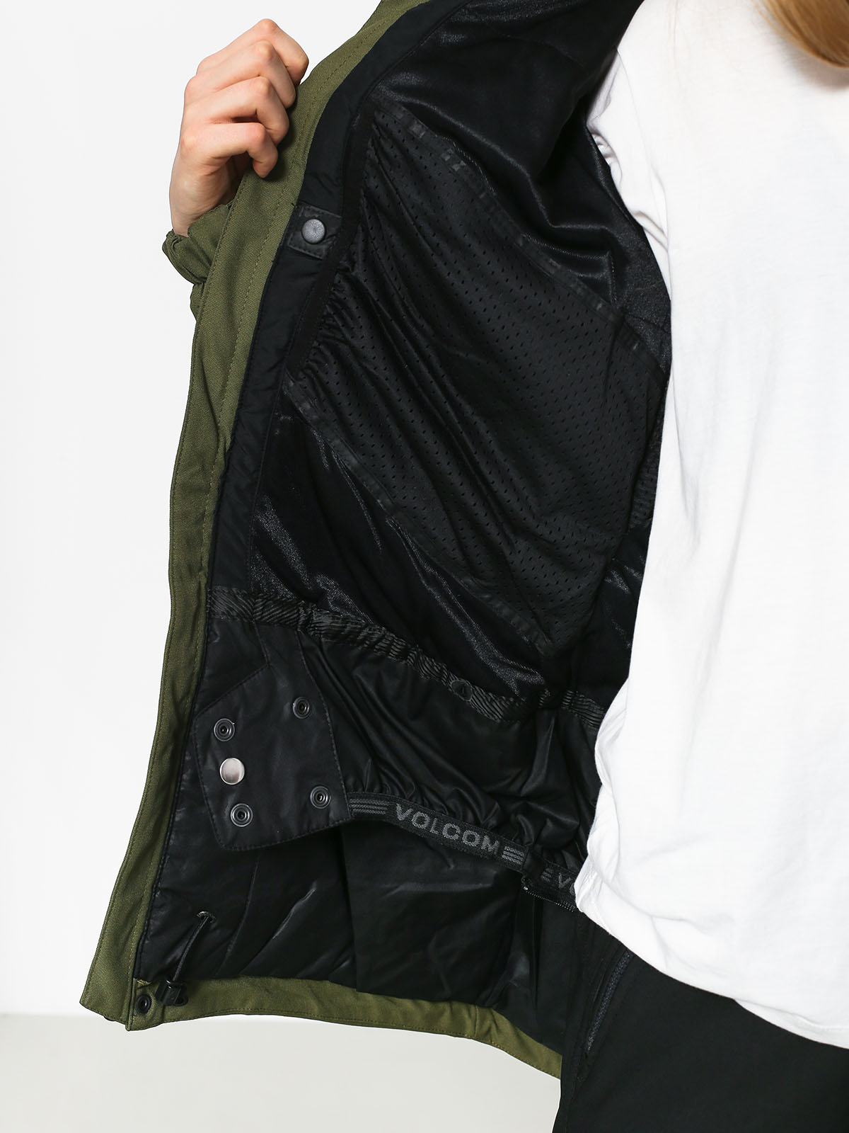 Damska Kurtka snowboardowa Volcom Shadow Ins (mil)