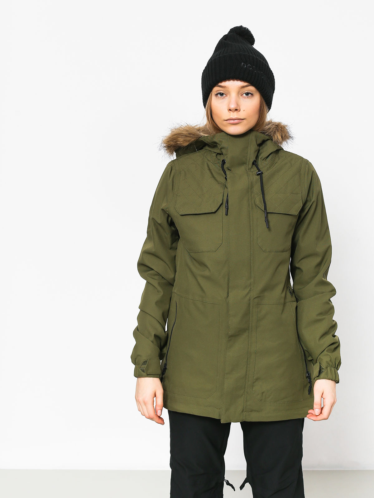 Damska Kurtka snowboardowa Volcom Shadow Ins (mil)