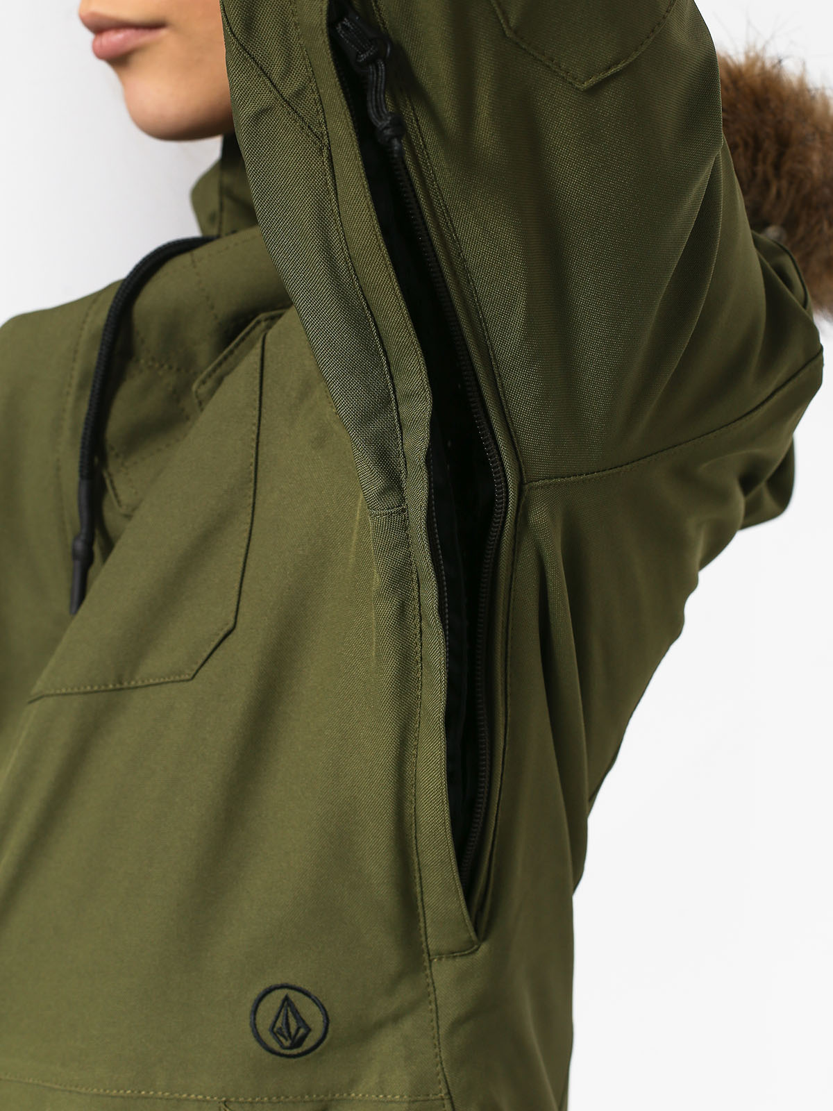 Damska Kurtka snowboardowa Volcom Shadow Ins (mil)