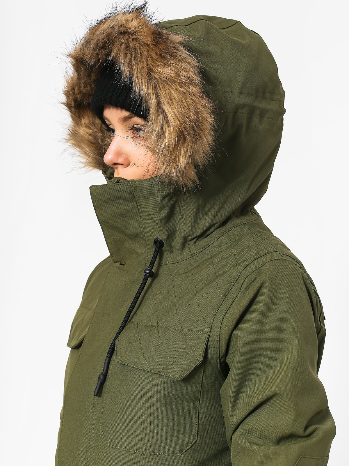 Damska Kurtka snowboardowa Volcom Shadow Ins (mil)