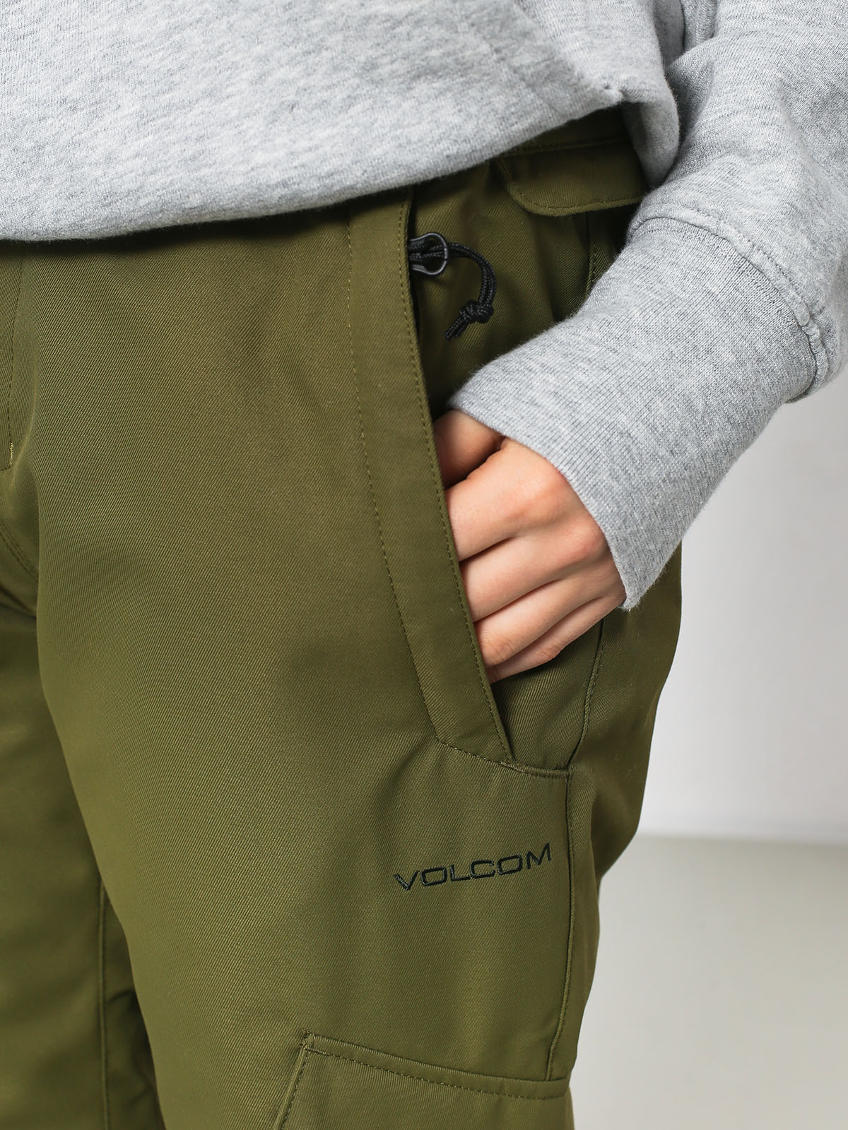 Damskie Spodnie snowboardowe Volcom Bridger Ins (mil)