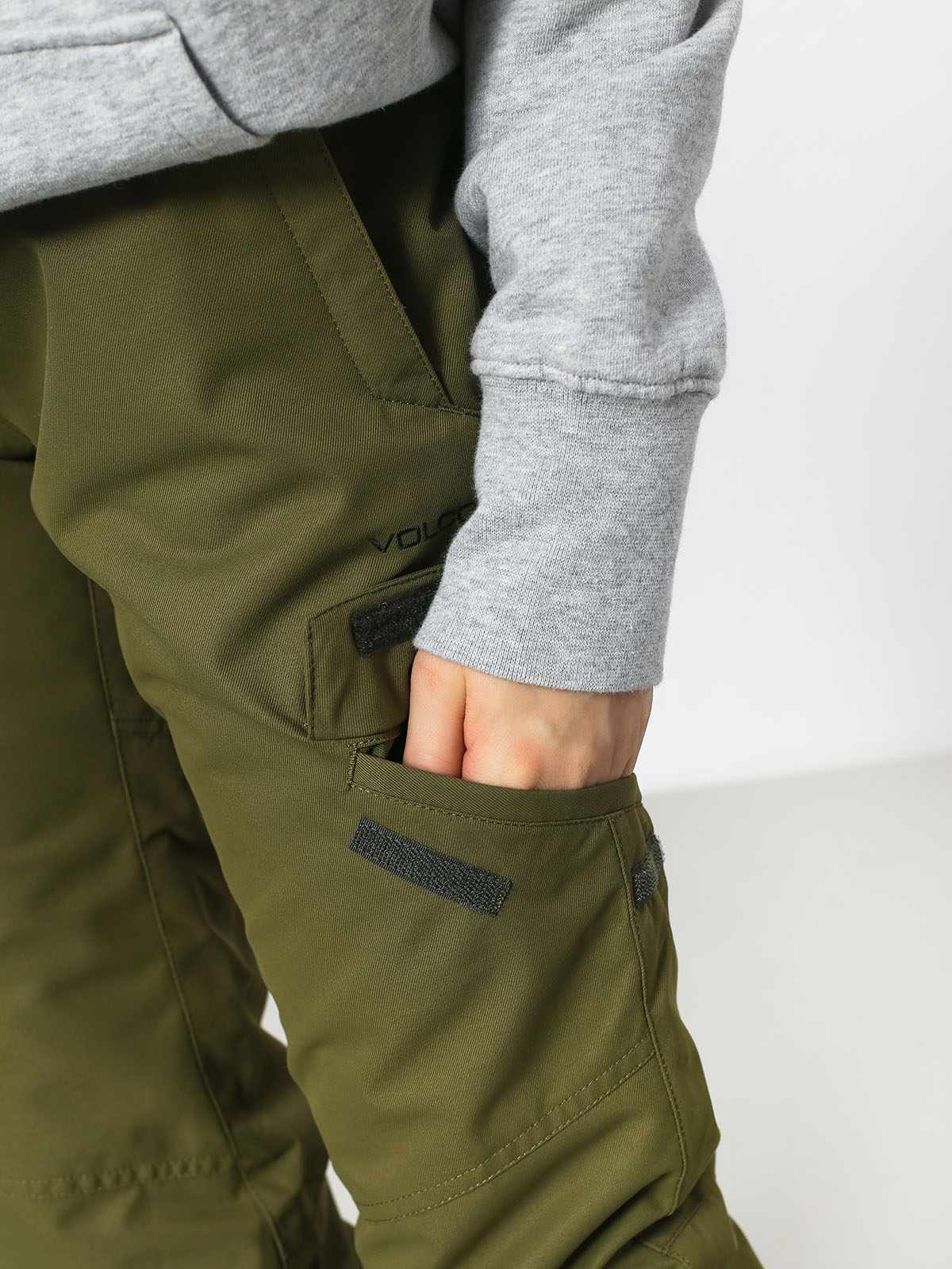 Damskie Spodnie snowboardowe Volcom Bridger Ins (mil)