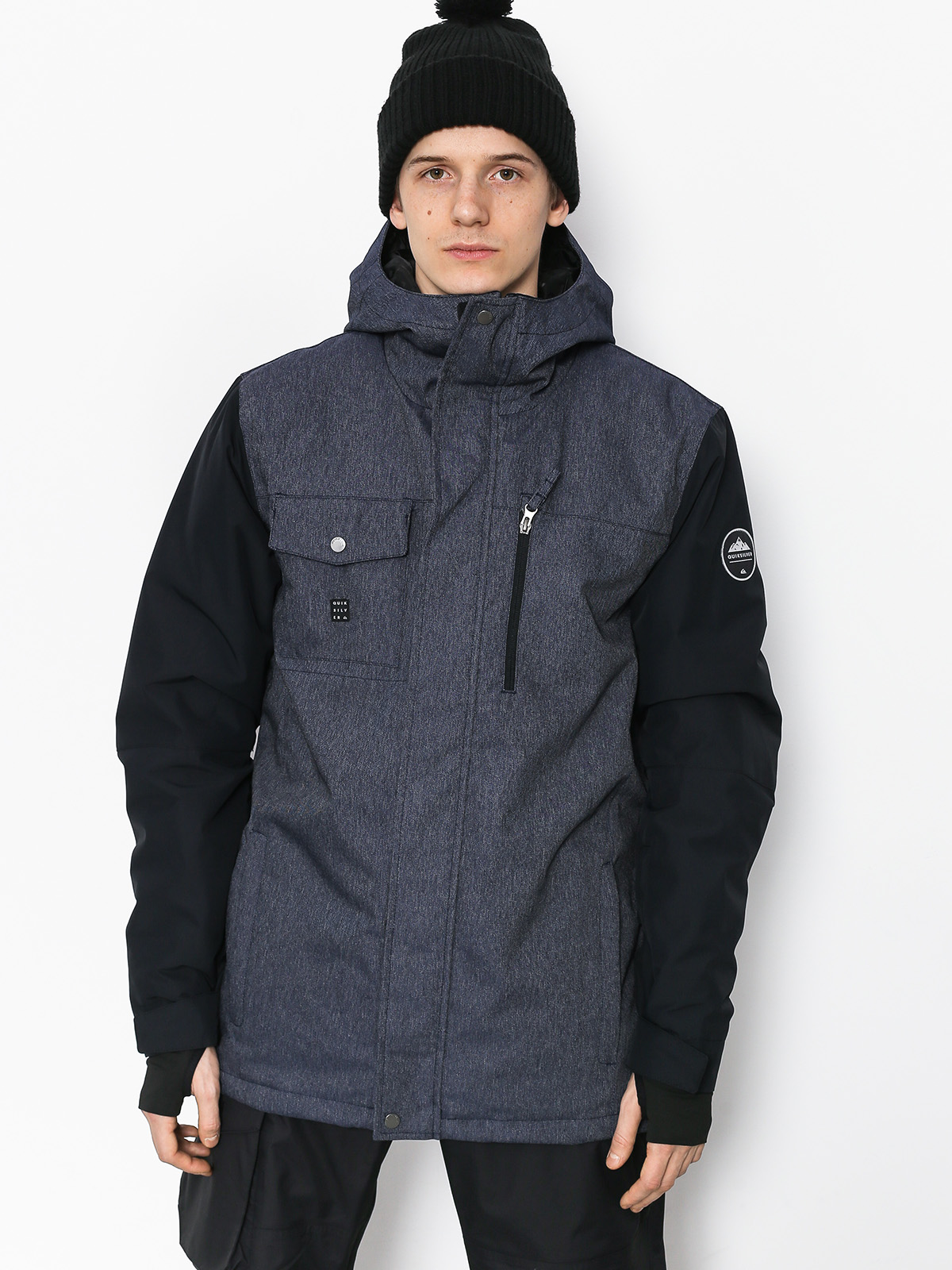 Męska Kurtka snowboardowa Quiksilver Mission Deni (dress blues)