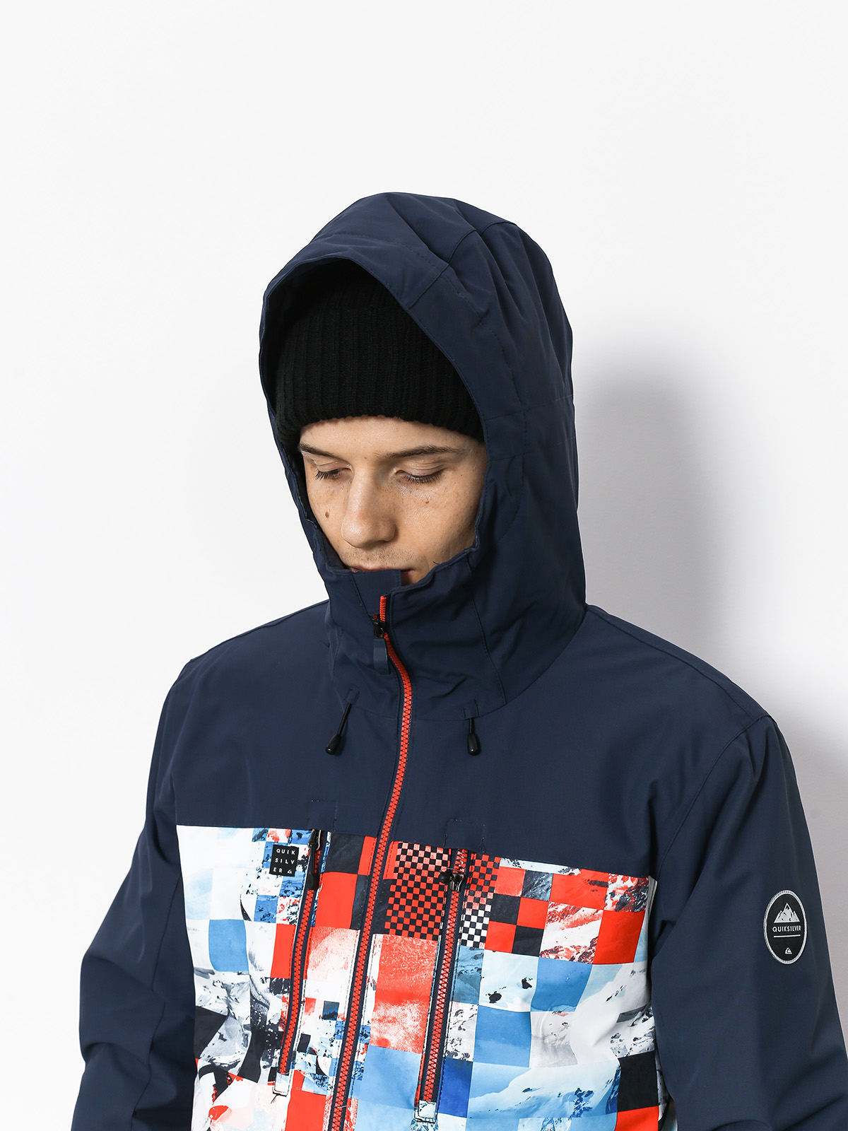 Męska Kurtka snowboardowa Quiksilver Mission Blck (money time flame)