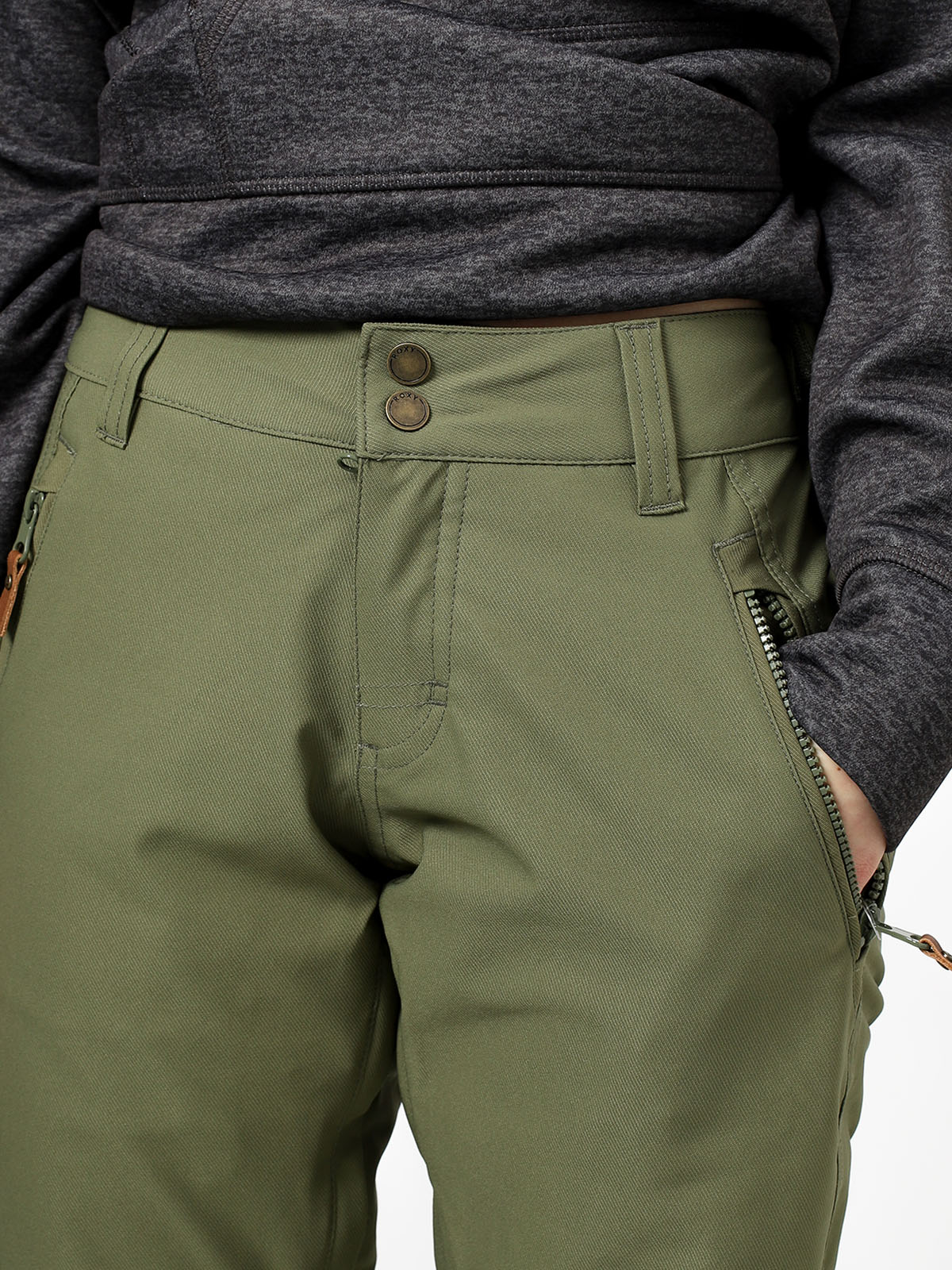 Damskie Spodnie snowboardowe Roxy Cabin (four leaf clover)