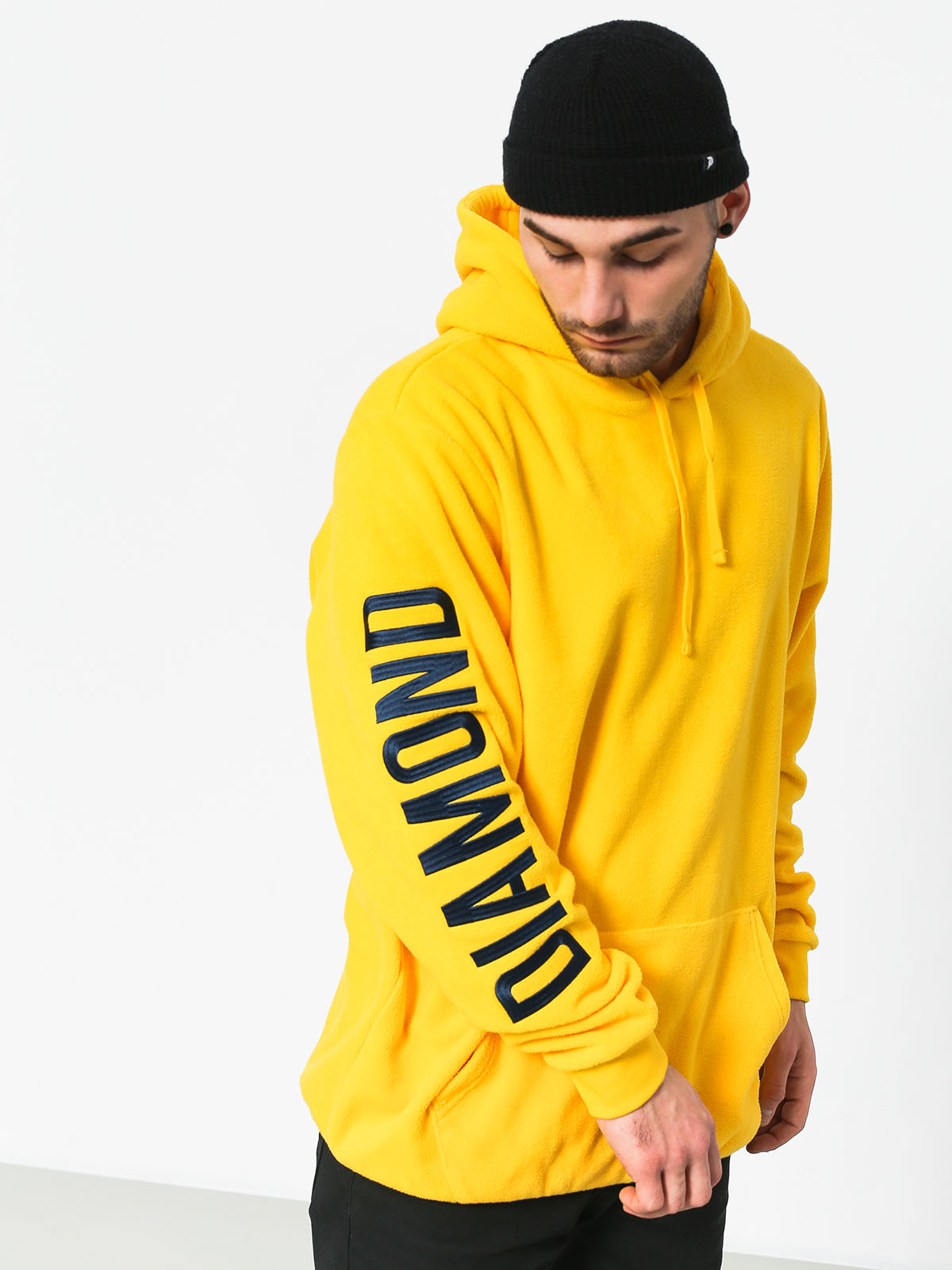 Bluza z kapturem Diamond Supply Co. Polar HD (yellow)