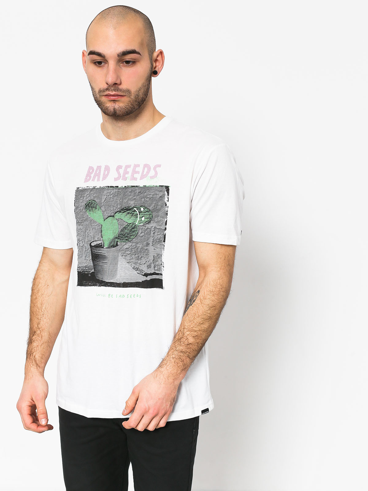 T-shirt Volcom Bad Seed Hth (wht)