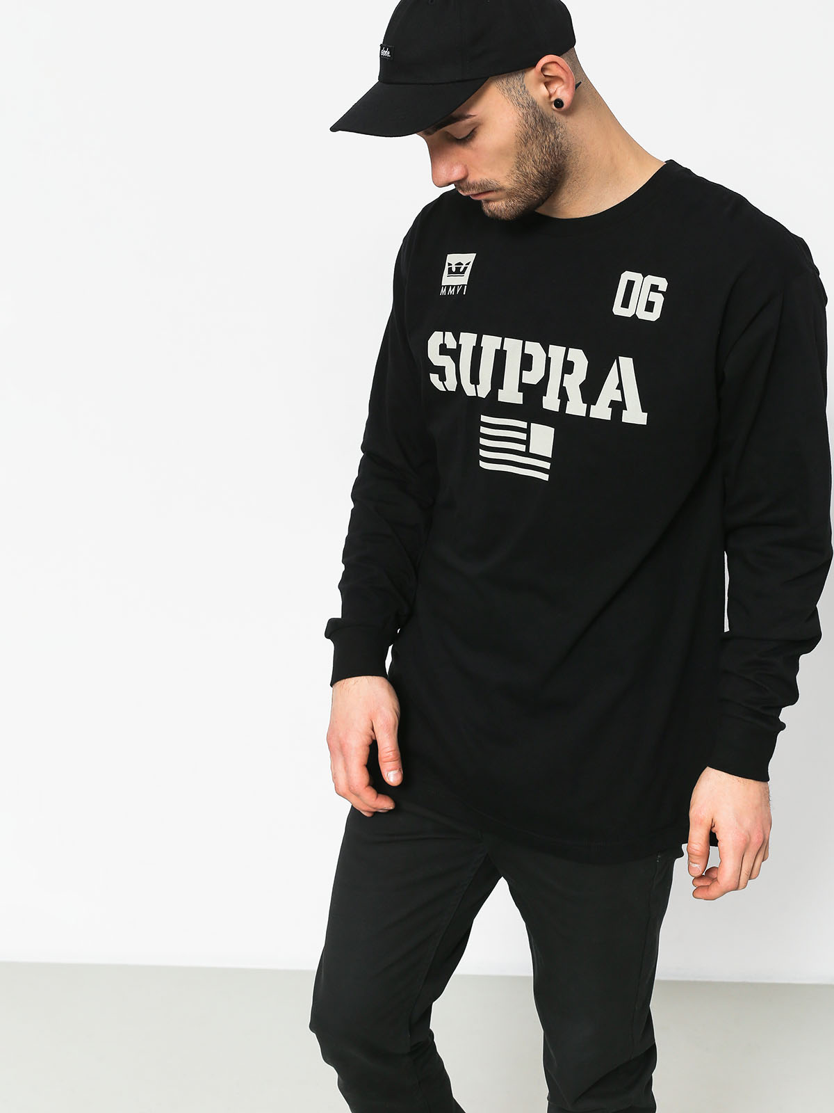 Longsleeve Supra Team Usa (black/bon)