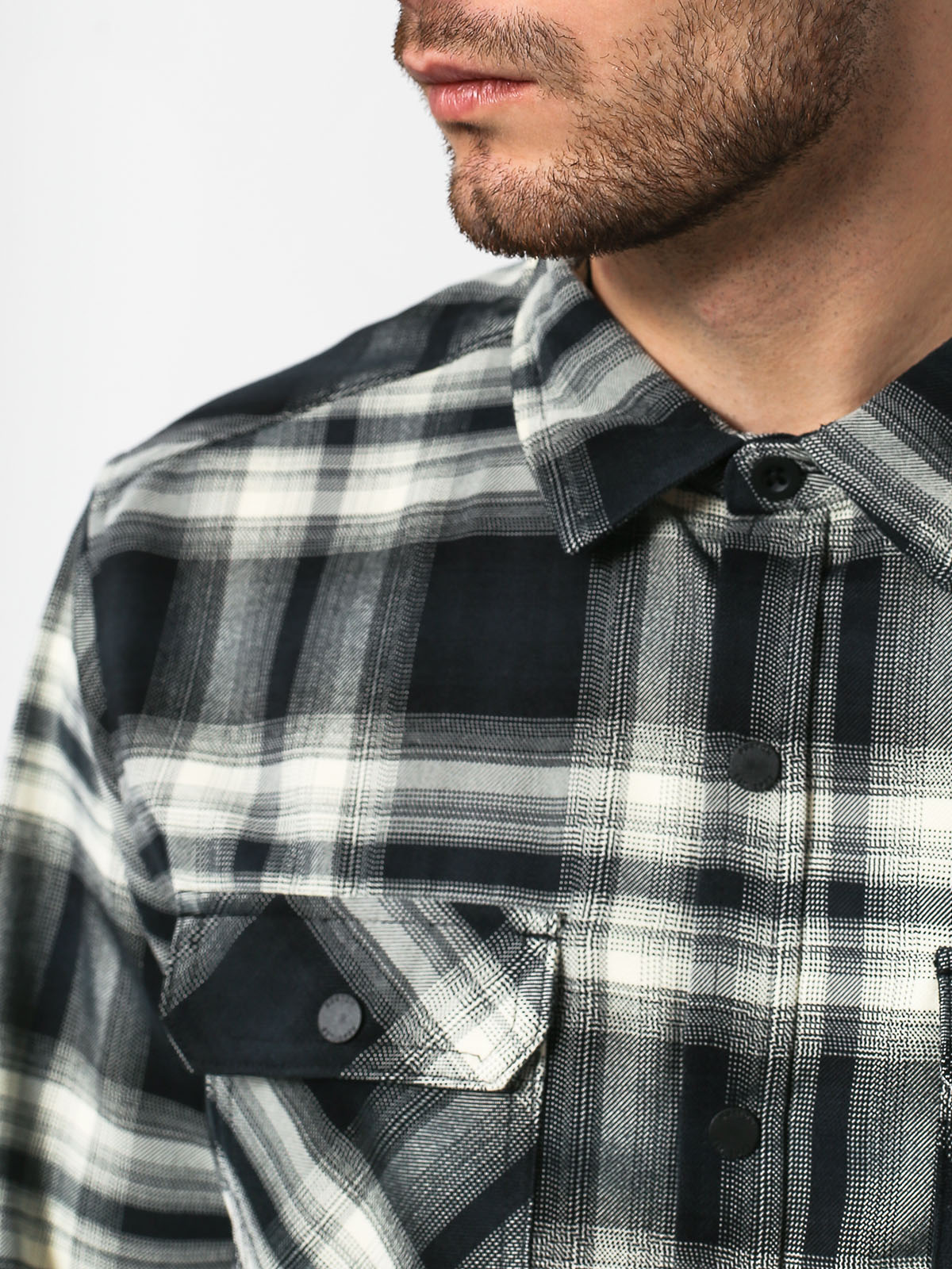 Koszula Burton Brighton Tech Fl (true black lahombre)