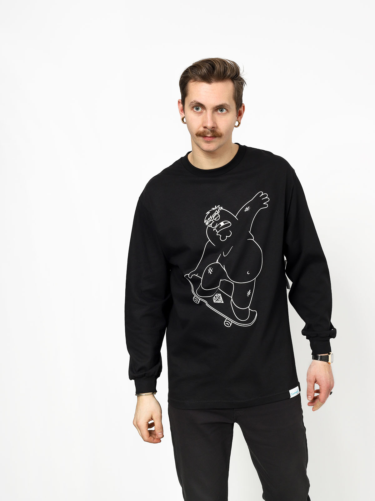 Longsleeve Diamond Supply Co. Peter Griffin (black)