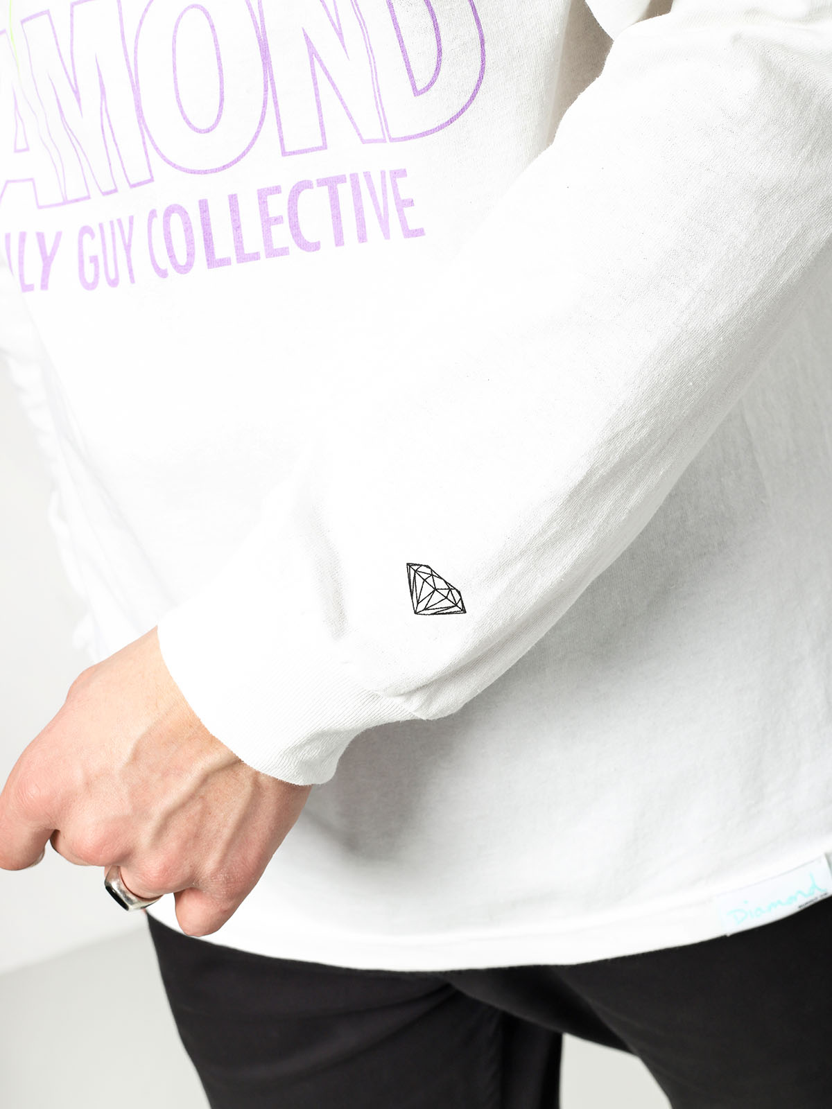Longsleeve Diamond Supply Co. Dmnd Family Guy Collective (white)