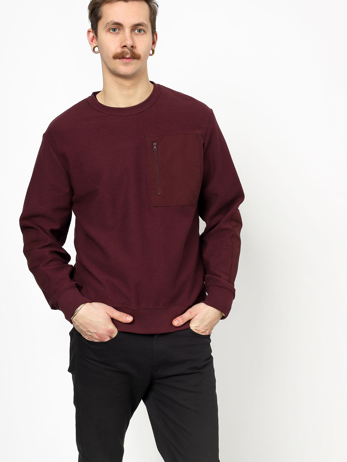 Longsleeve Nike SB Sb Top Overlays (burgundy crush)